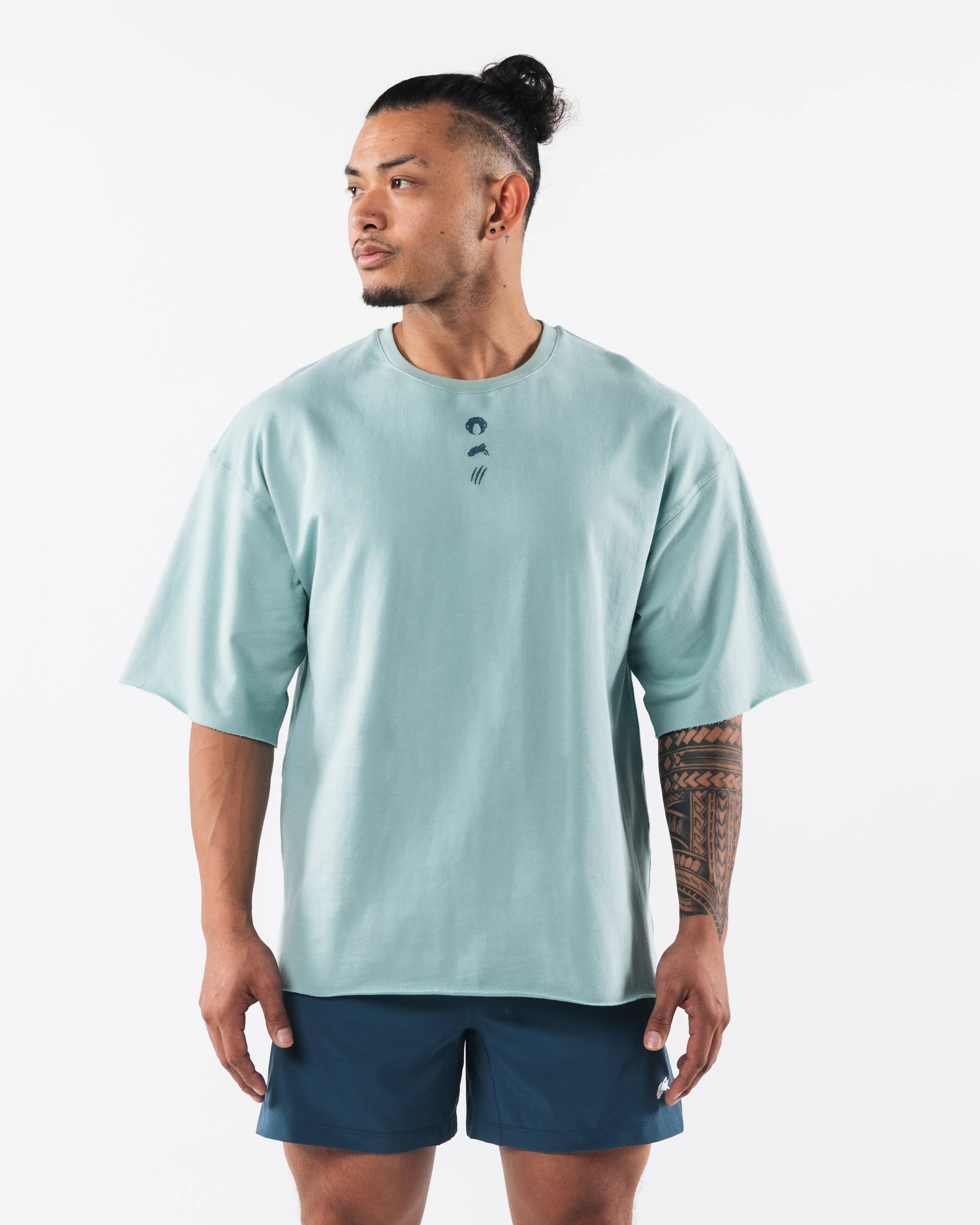 Three Pillar Terry Tee - Celestial Blue sold by Alphalete