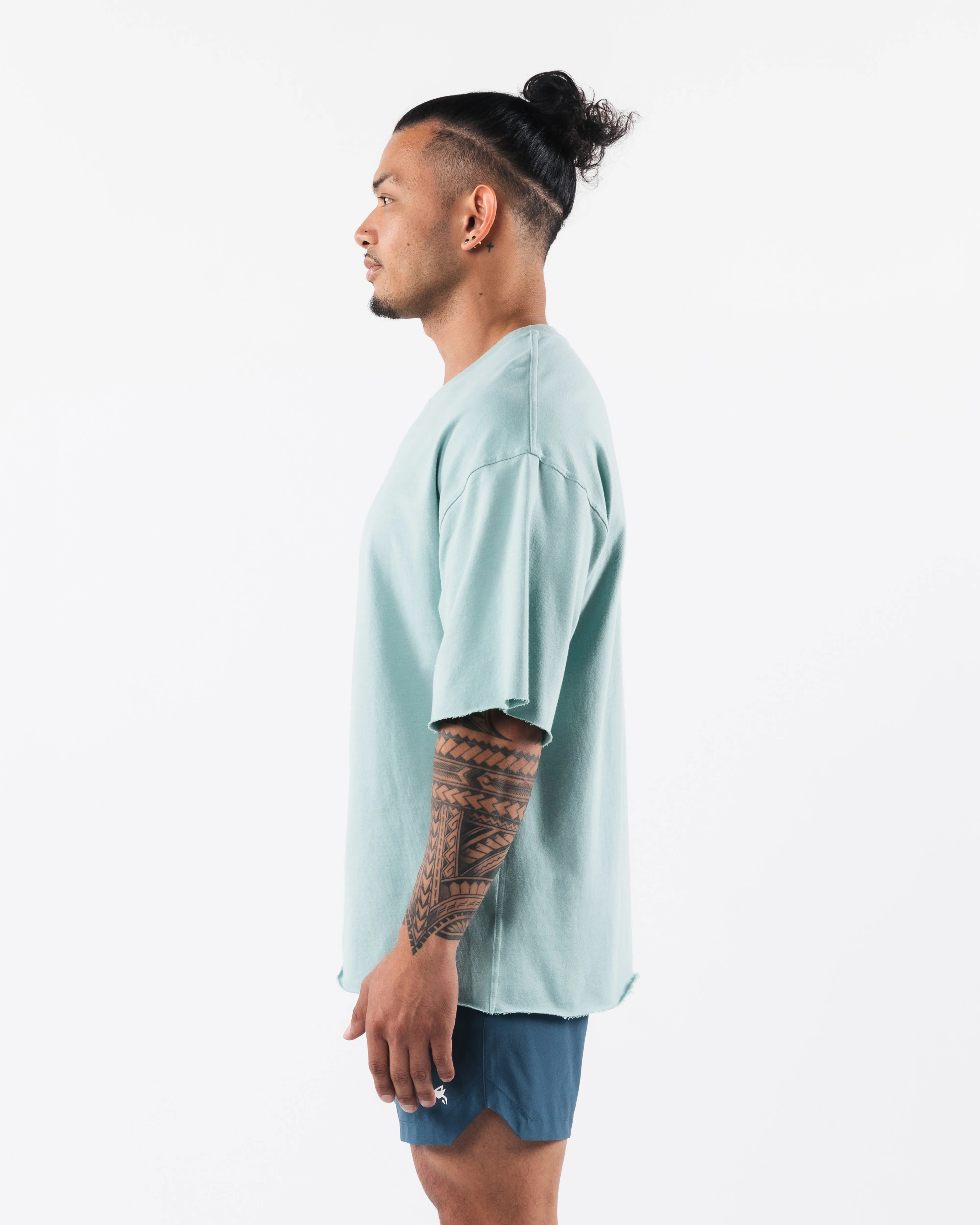 Three Pillar Terry Tee - Celestial Blue sold by Alphalete product image thumbnail 3