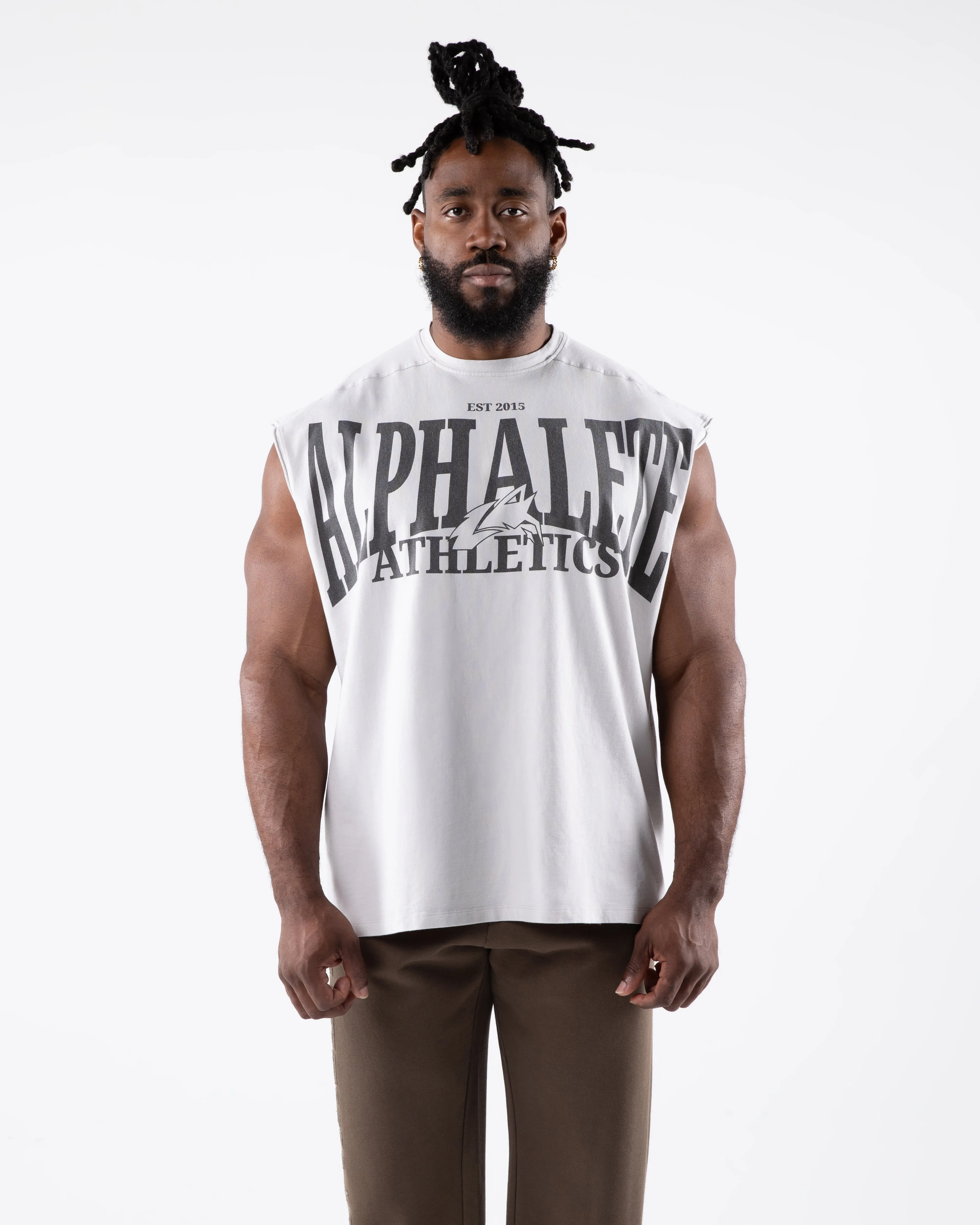 Vintage Muscle Tank - Silver Sky sold by Alphalete