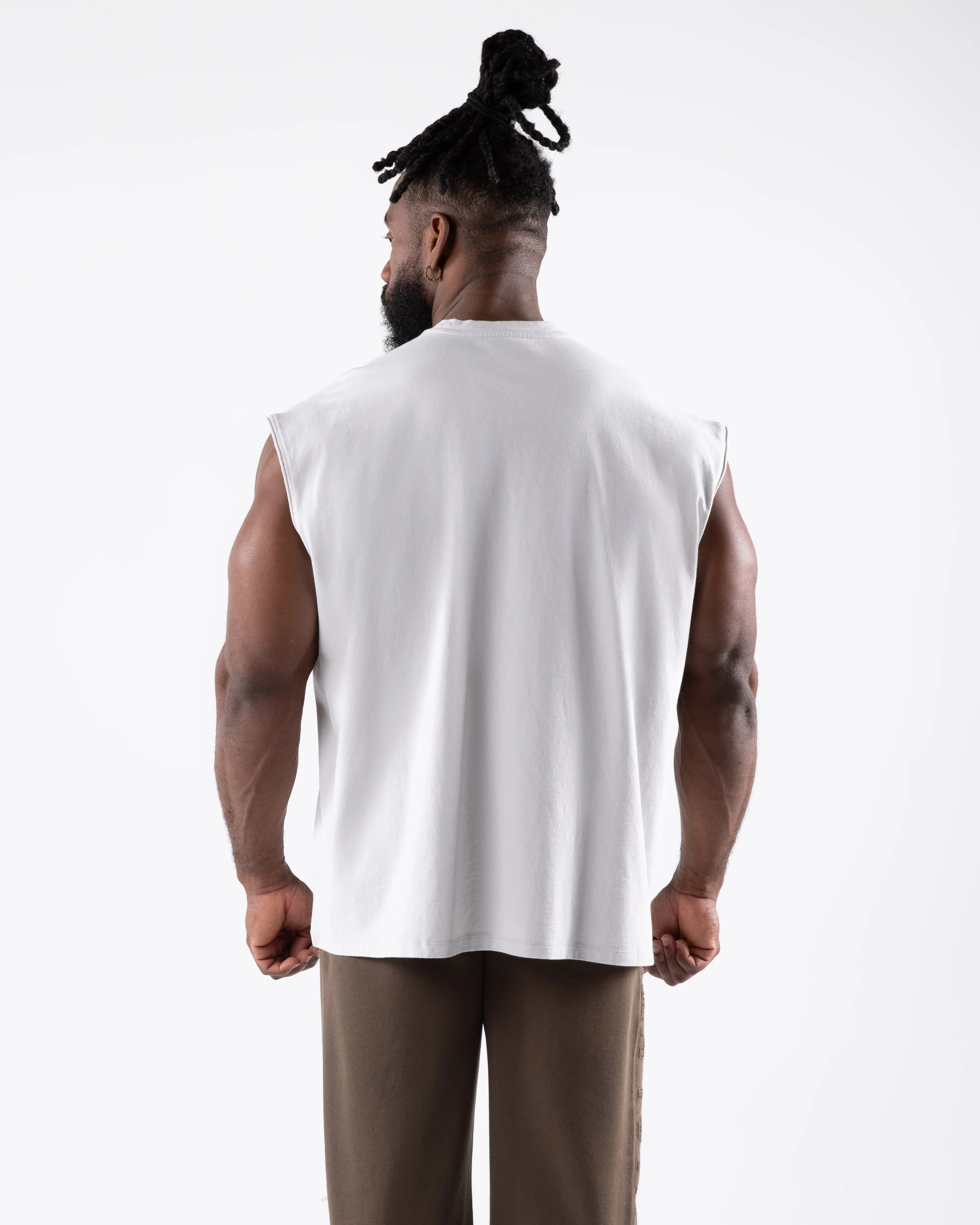 Vintage Muscle Tank - Silver Sky sold by Alphalete product image thumbnail 4