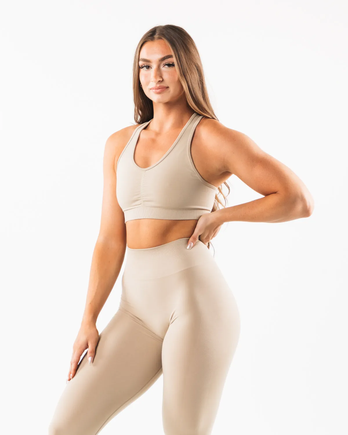 Amplify Bra - Linen sold by Alphalete product image thumbnail 3