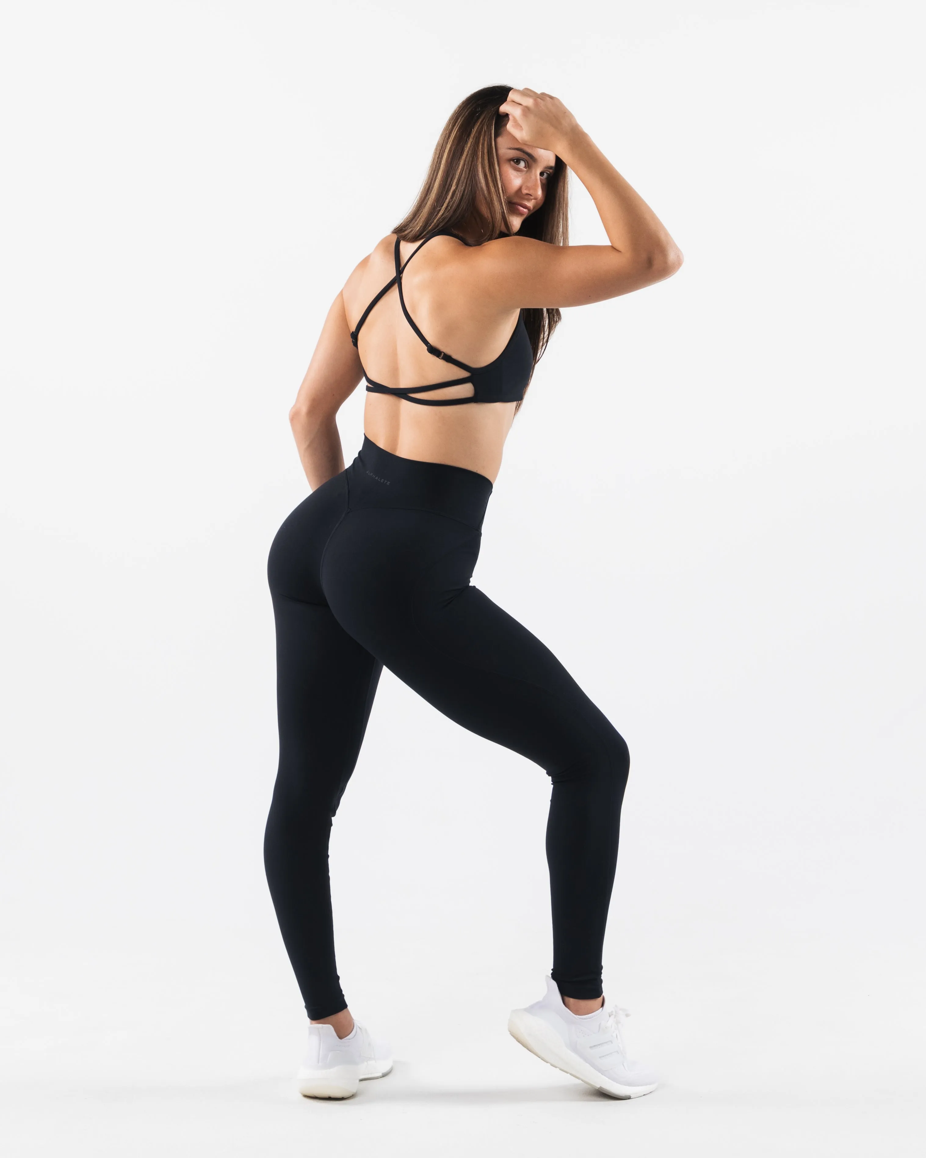 Aura Strappy Bra - Black sold by Alphalete product image thumbnail 3