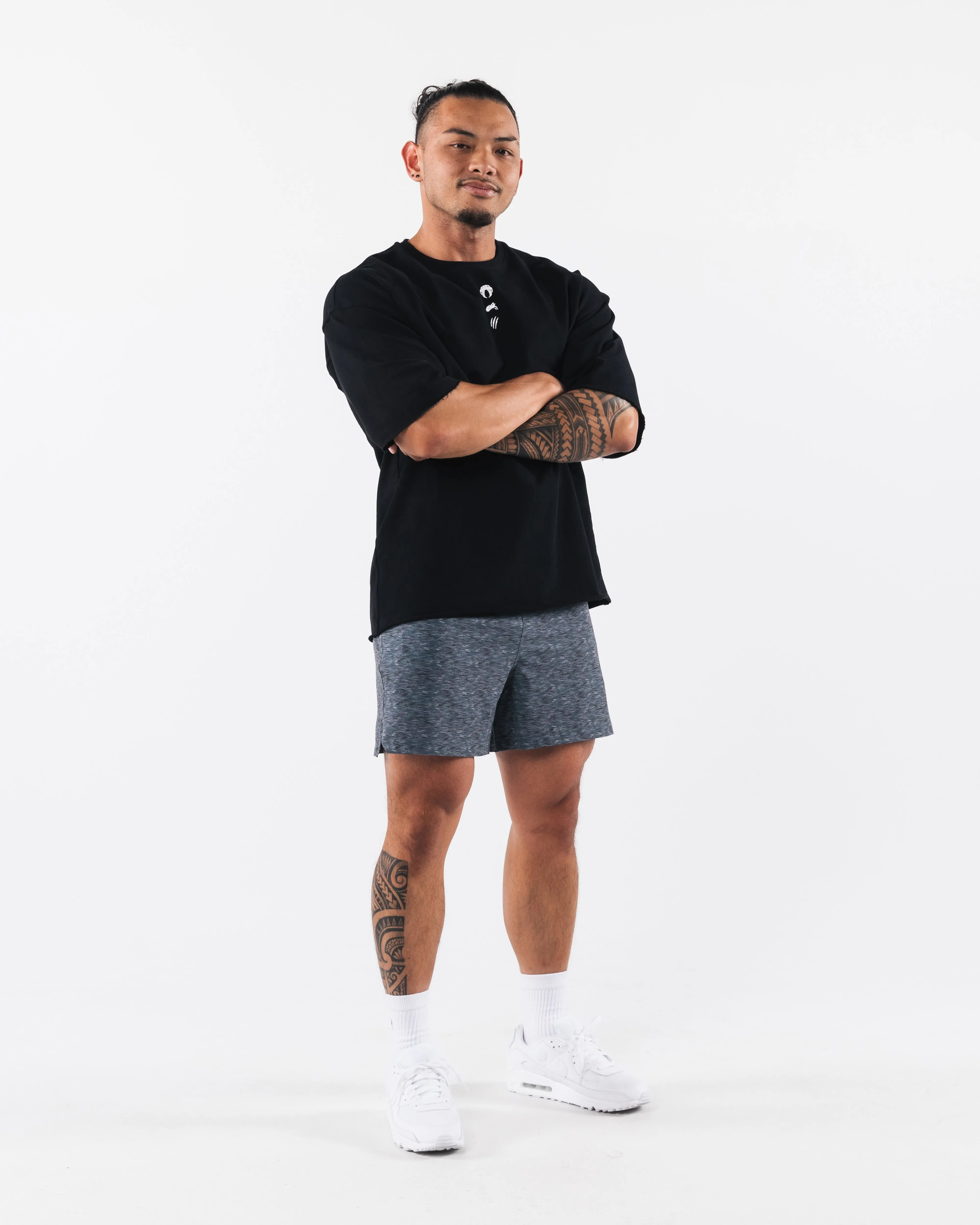 Three Pillar Terry Tee - Black sold by Alphalete product image thumbnail 2