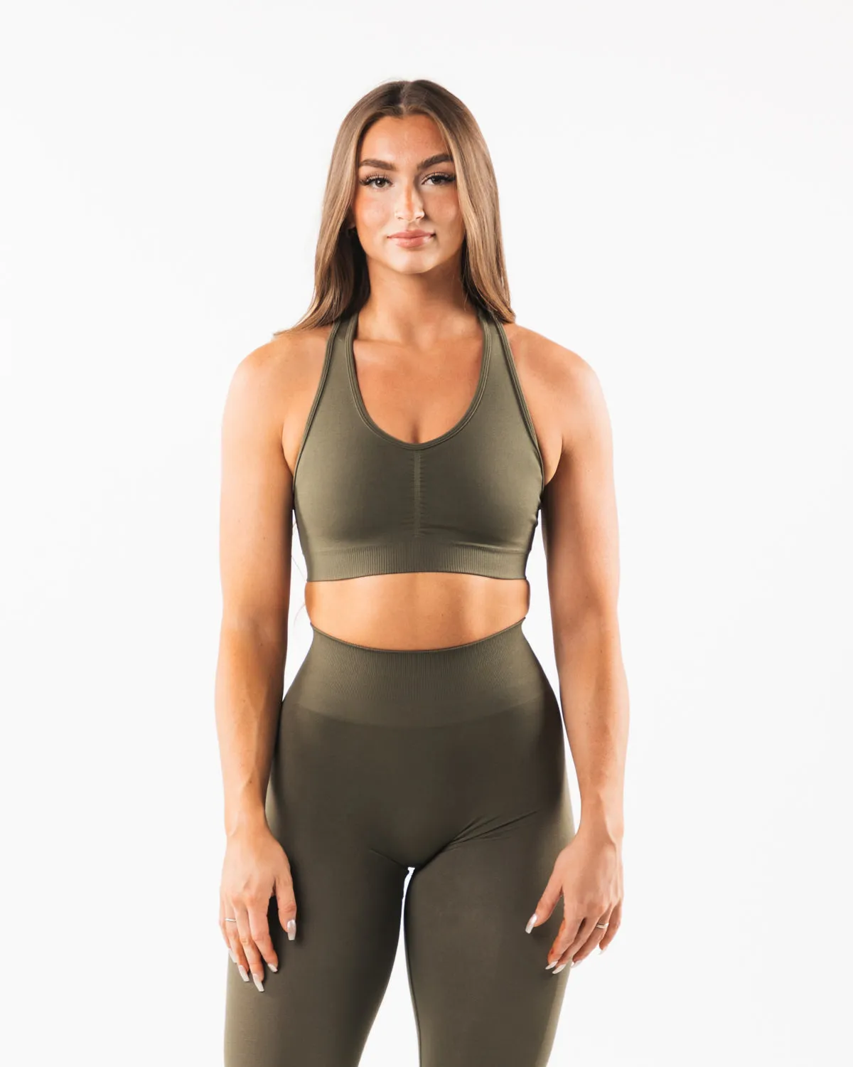 Amplify Bra - Oak sold by Alphalete