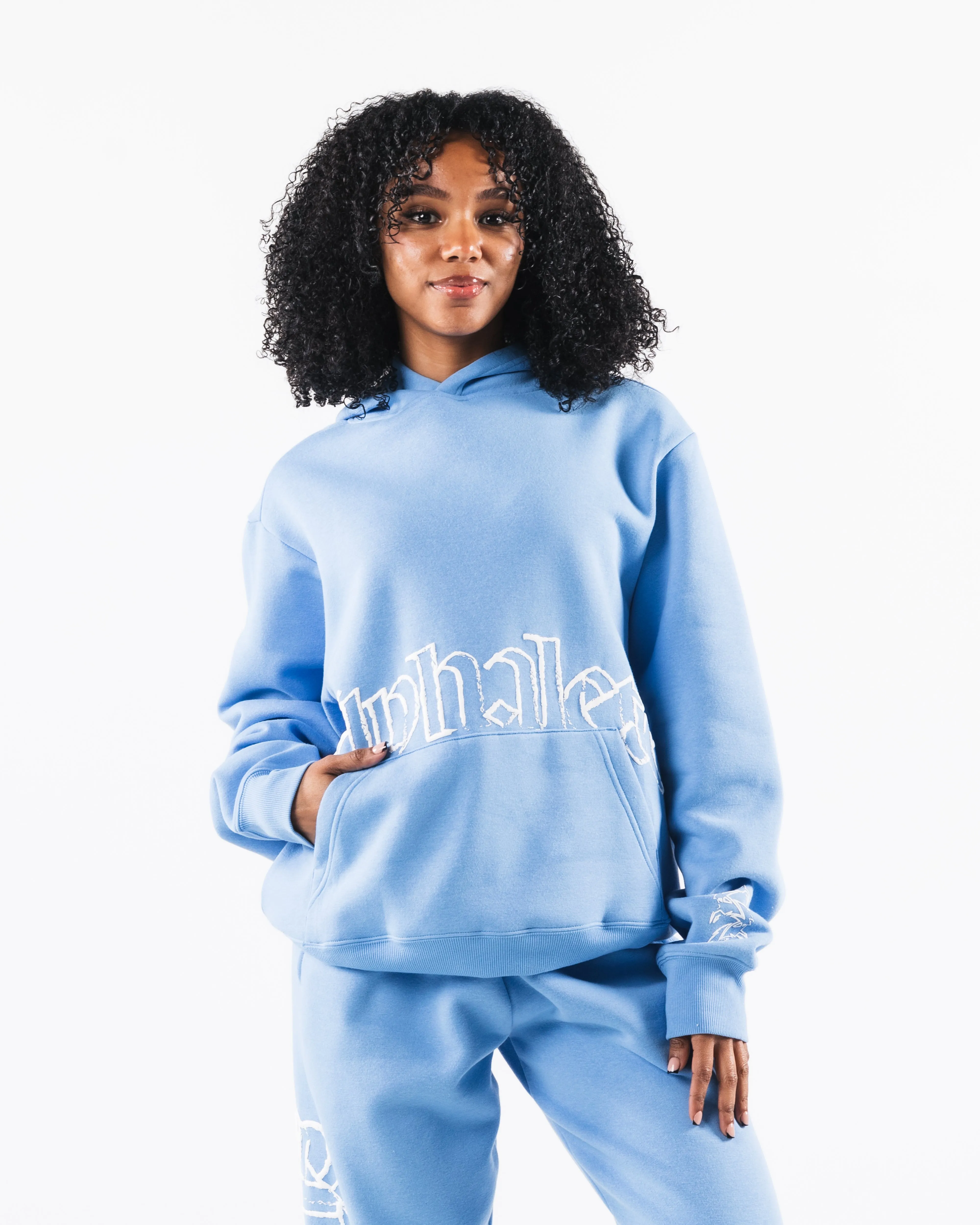Script Hoodie - Blue sold by Alphalete product image thumbnail 3