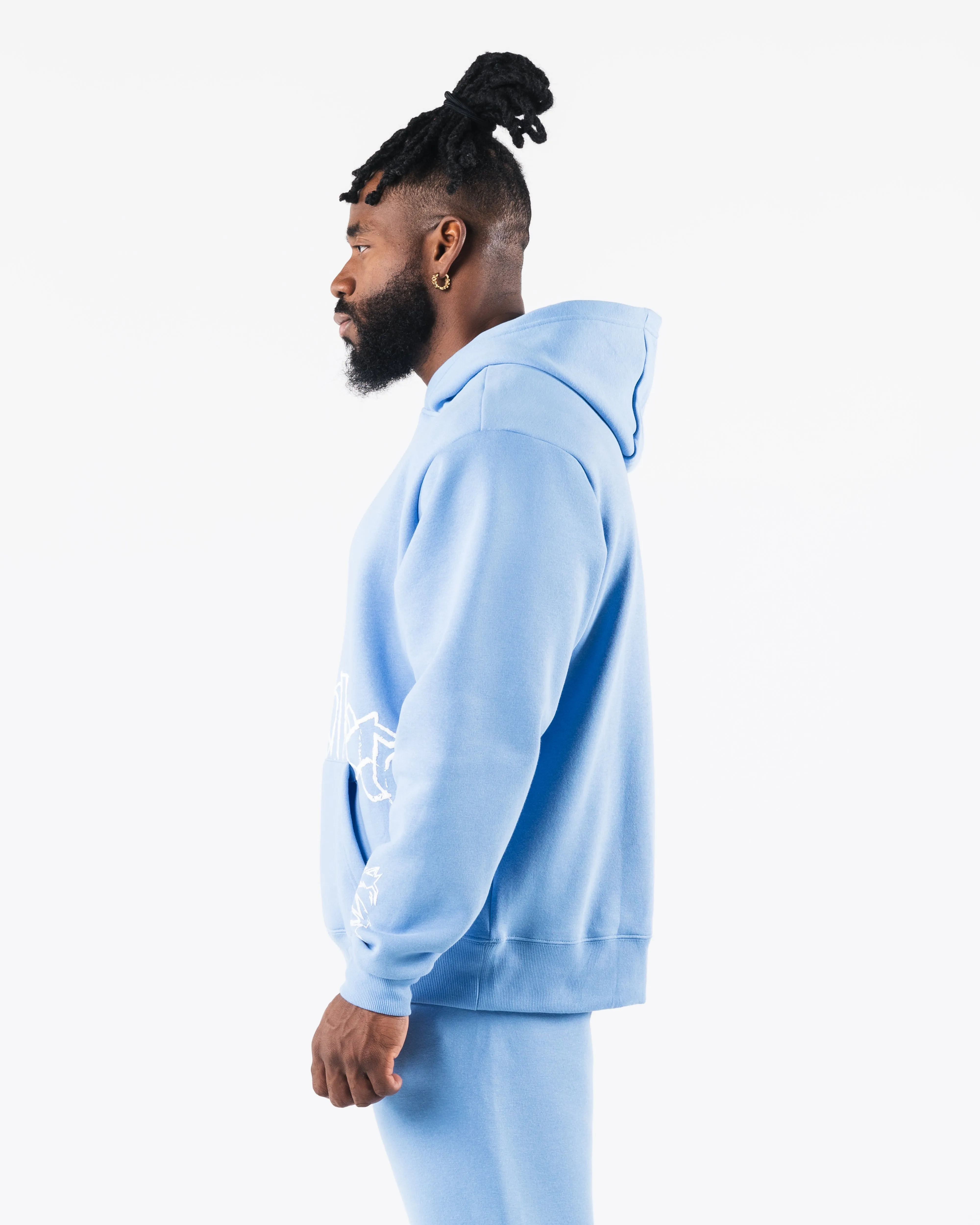 Script Hoodie - Blue sold by Alphalete product image thumbnail 5