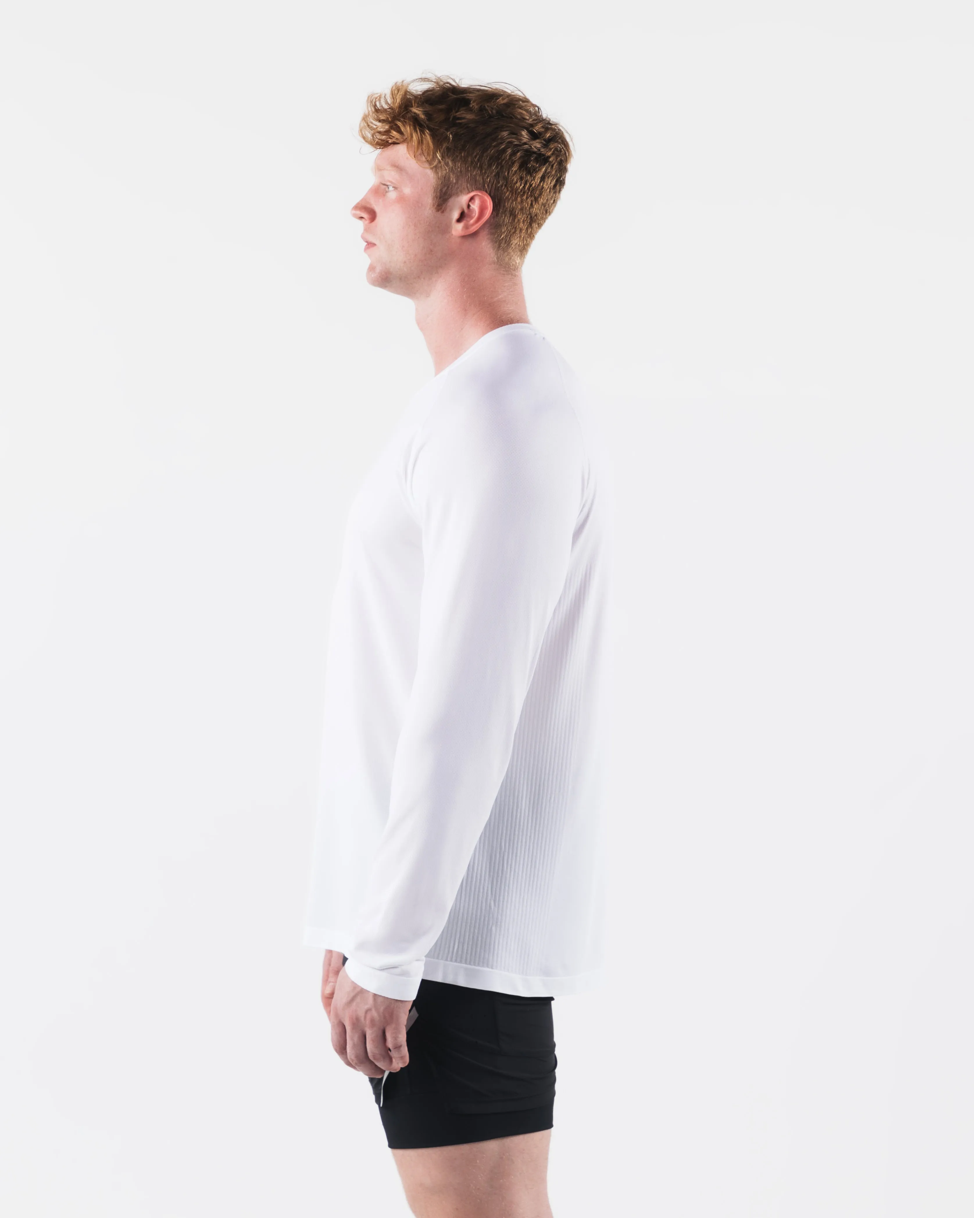 AA Airtech LS Tee - White sold by Alphalete product image thumbnail 3