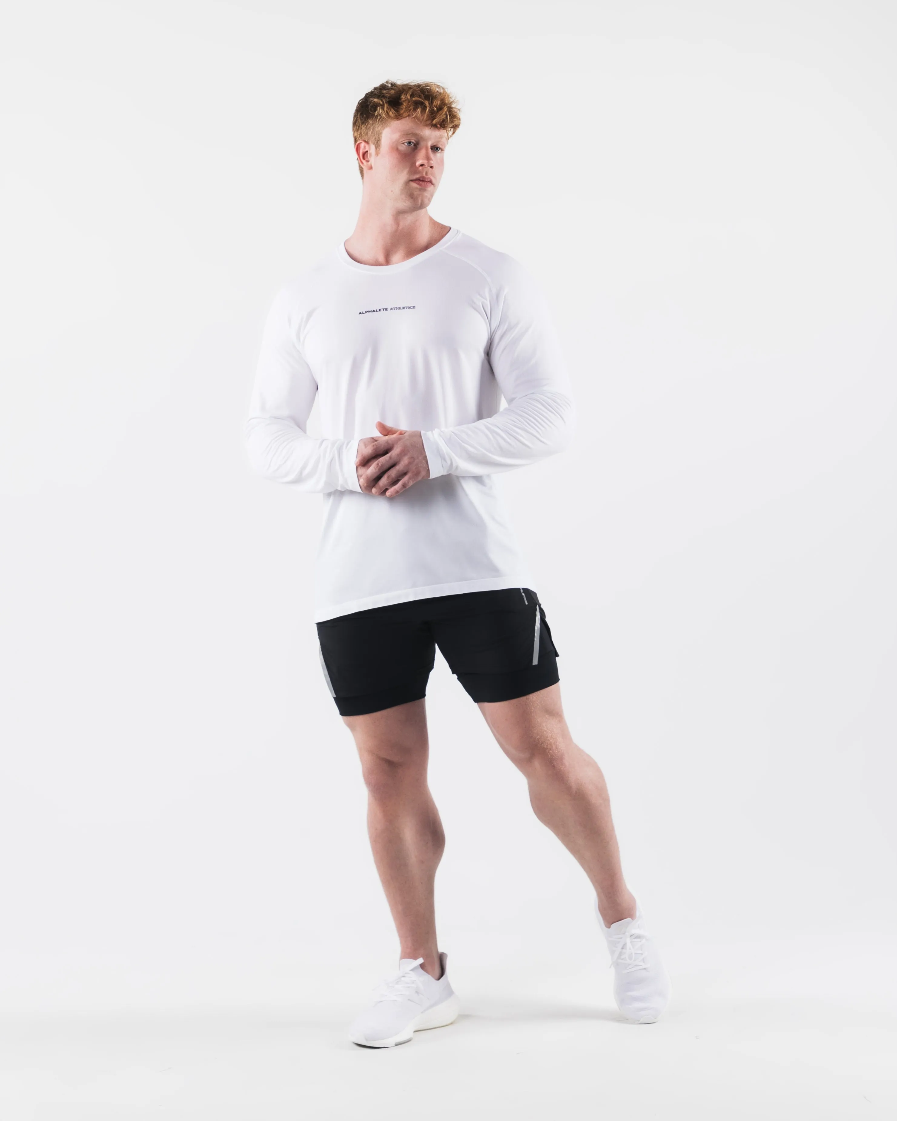 AA Airtech LS Tee - White sold by Alphalete product image thumbnail 2