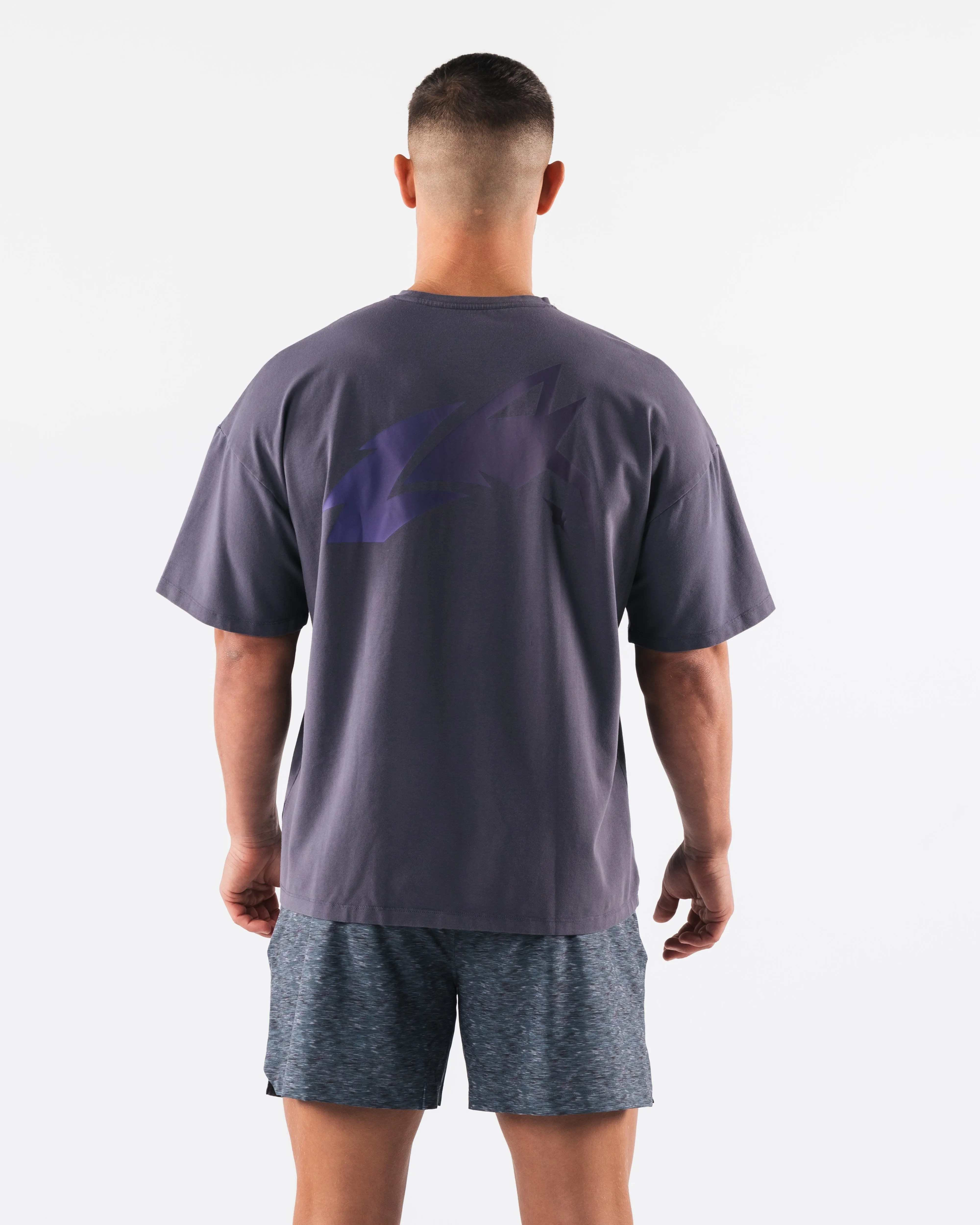 Breathe More Tee - Muted Purple sold by Alphalete