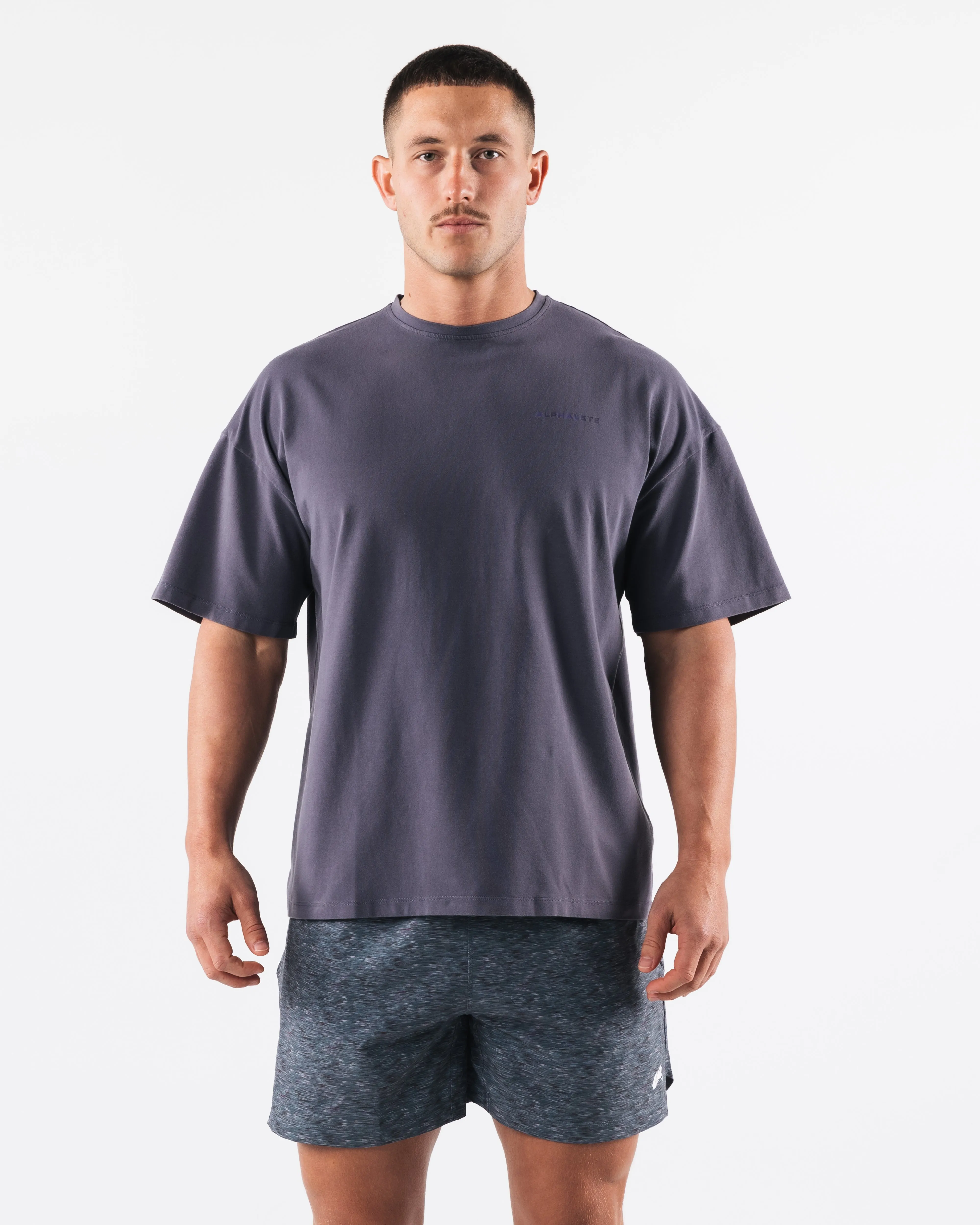 Breathe More Tee - Muted Purple sold by Alphalete product image thumbnail 3