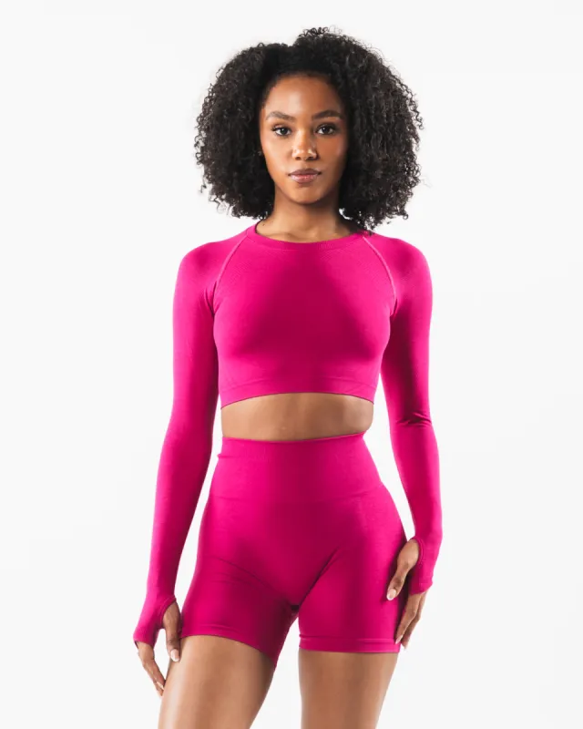 Stratus LS Crop - Magenta sold by Alphalete