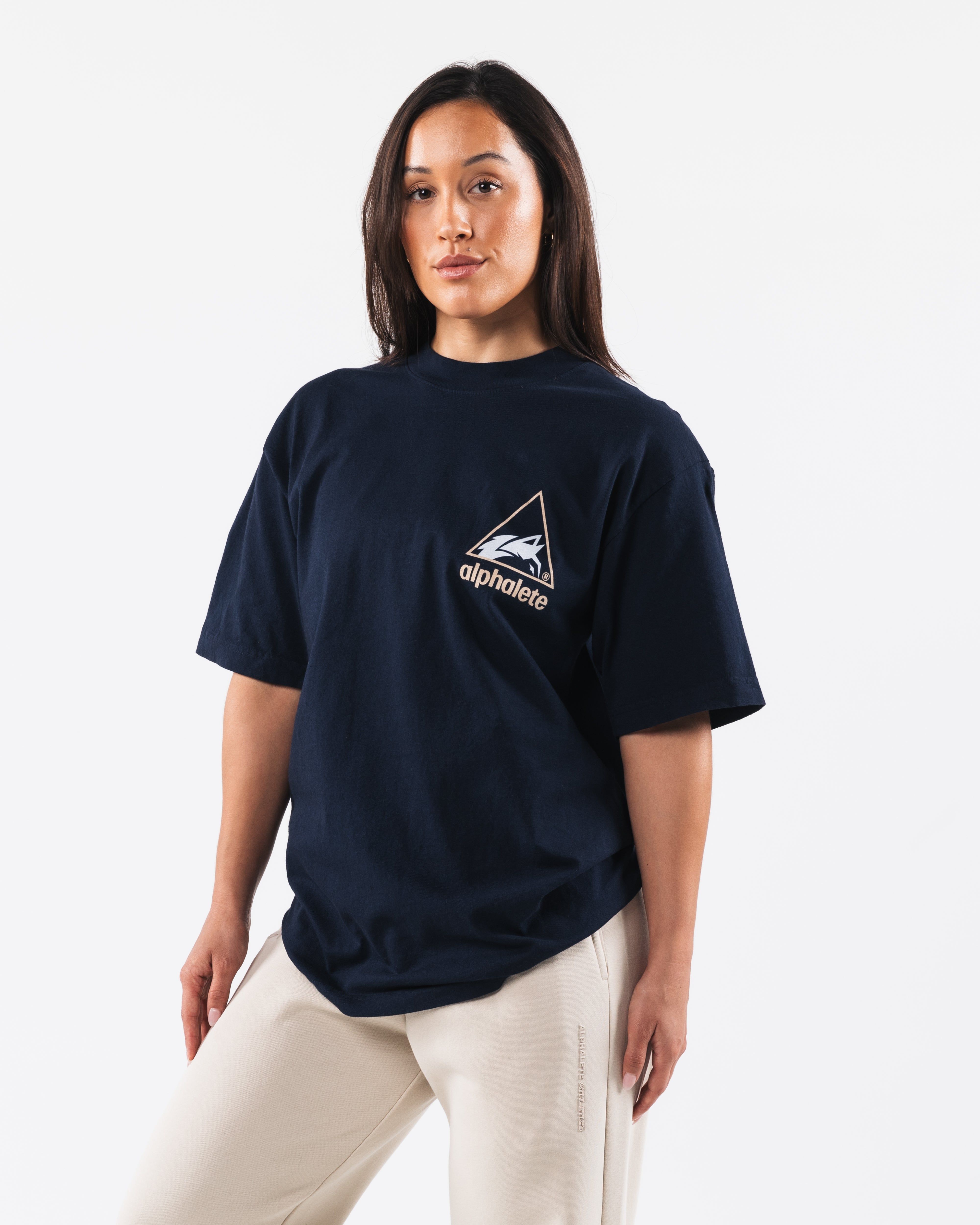 Crest Tee - Navy sold by Alphalete product image thumbnail 3