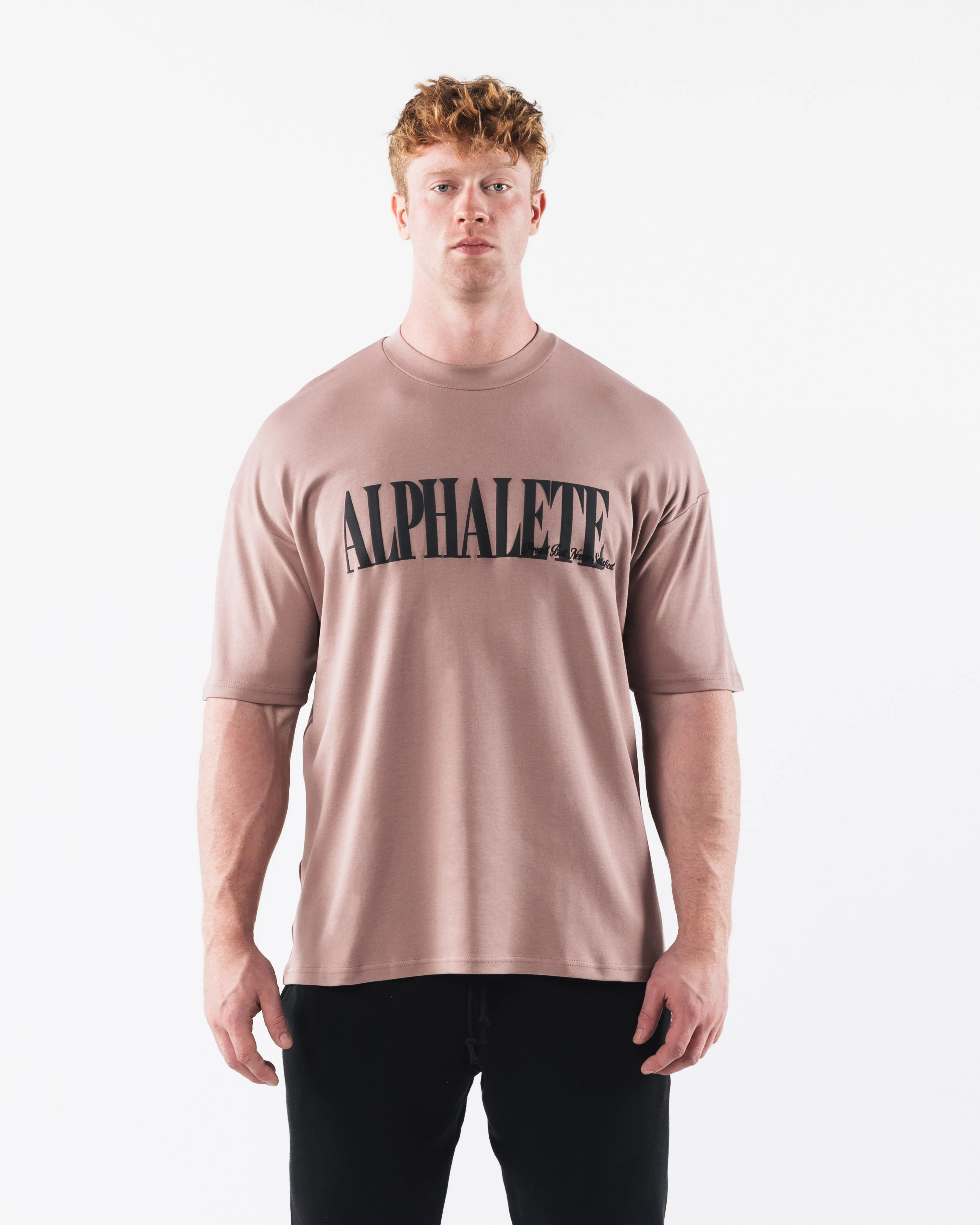 Republic Tee - Antler sold by Alphalete