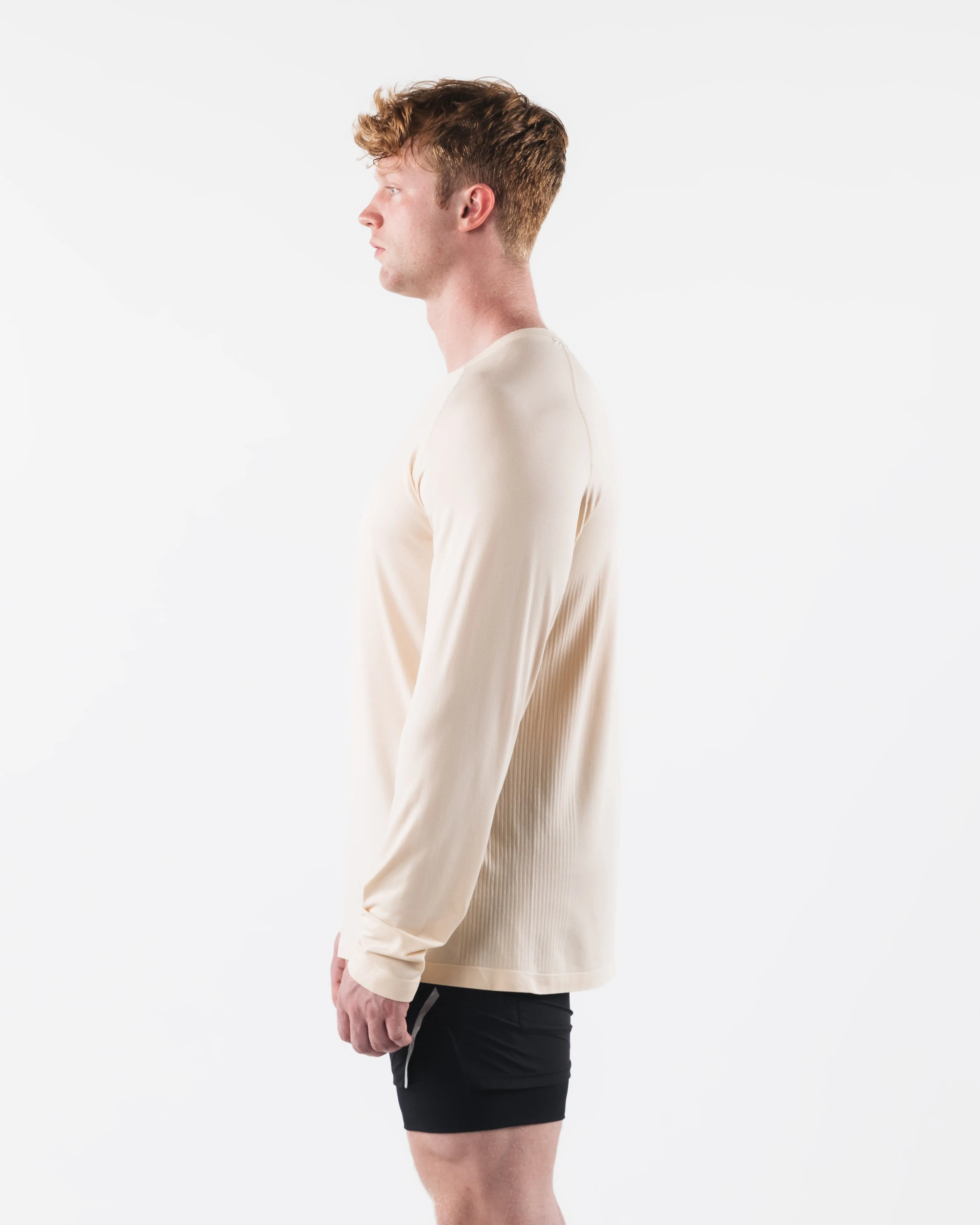 AA Airtech LS Tee - Beige sold by Alphalete product image thumbnail 3