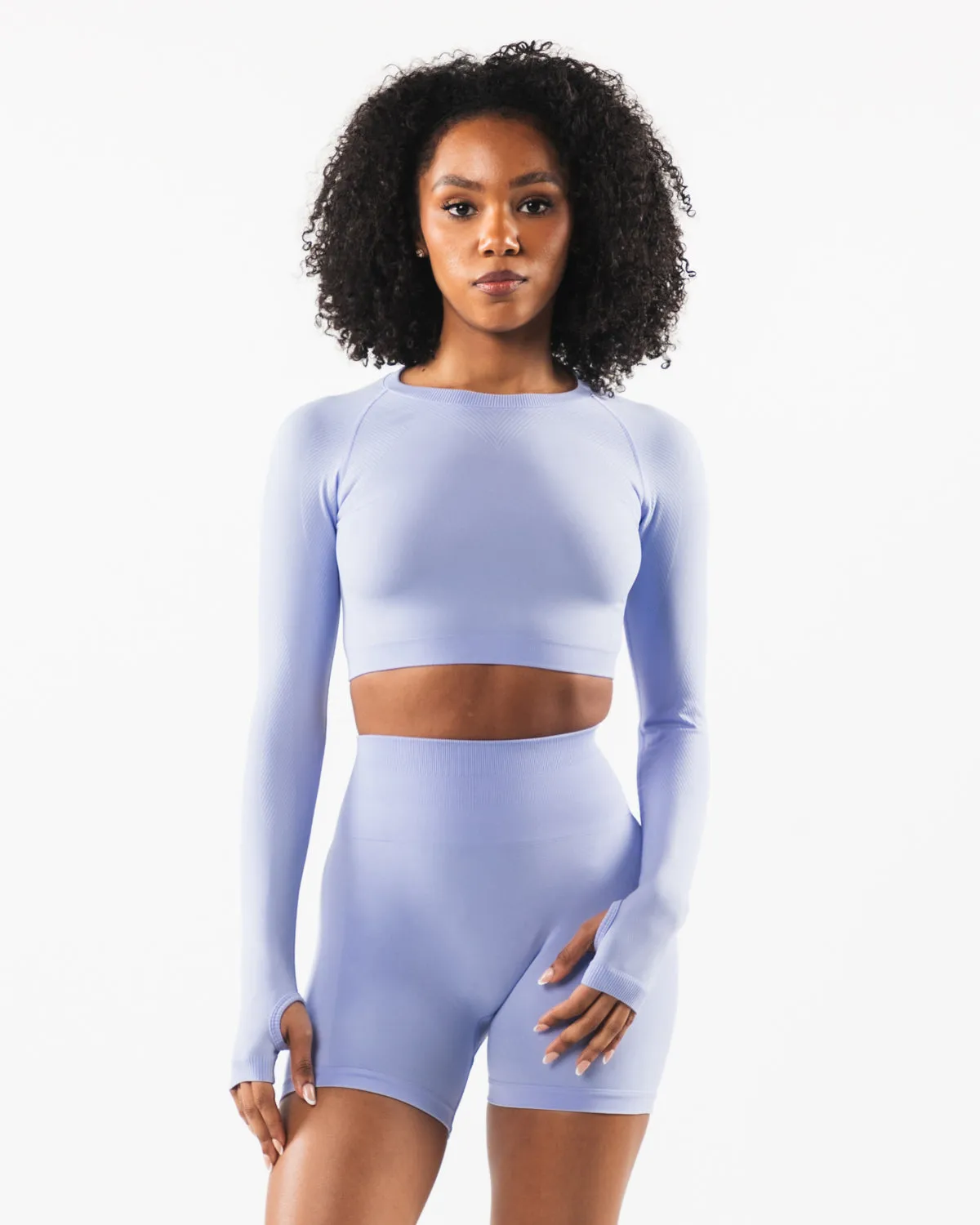 Stratus LS Crop - Mystic Blue sold by Alphalete