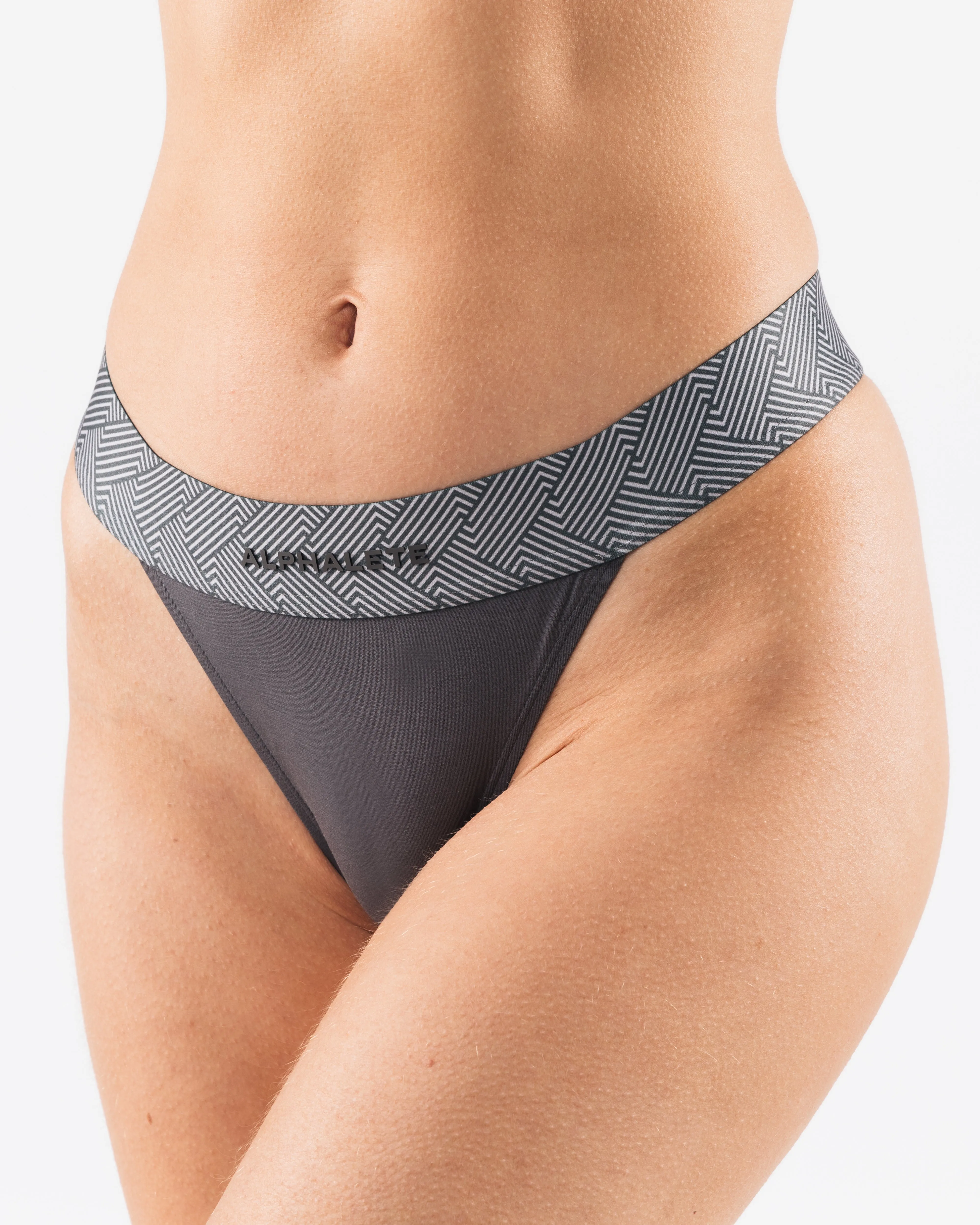 Intimate Thong - Pewter sold by Alphalete product image thumbnail 2