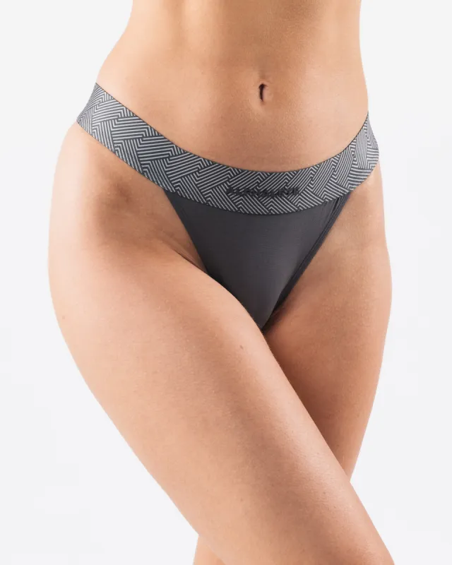 Intimate Thong - Pewter sold by Alphalete