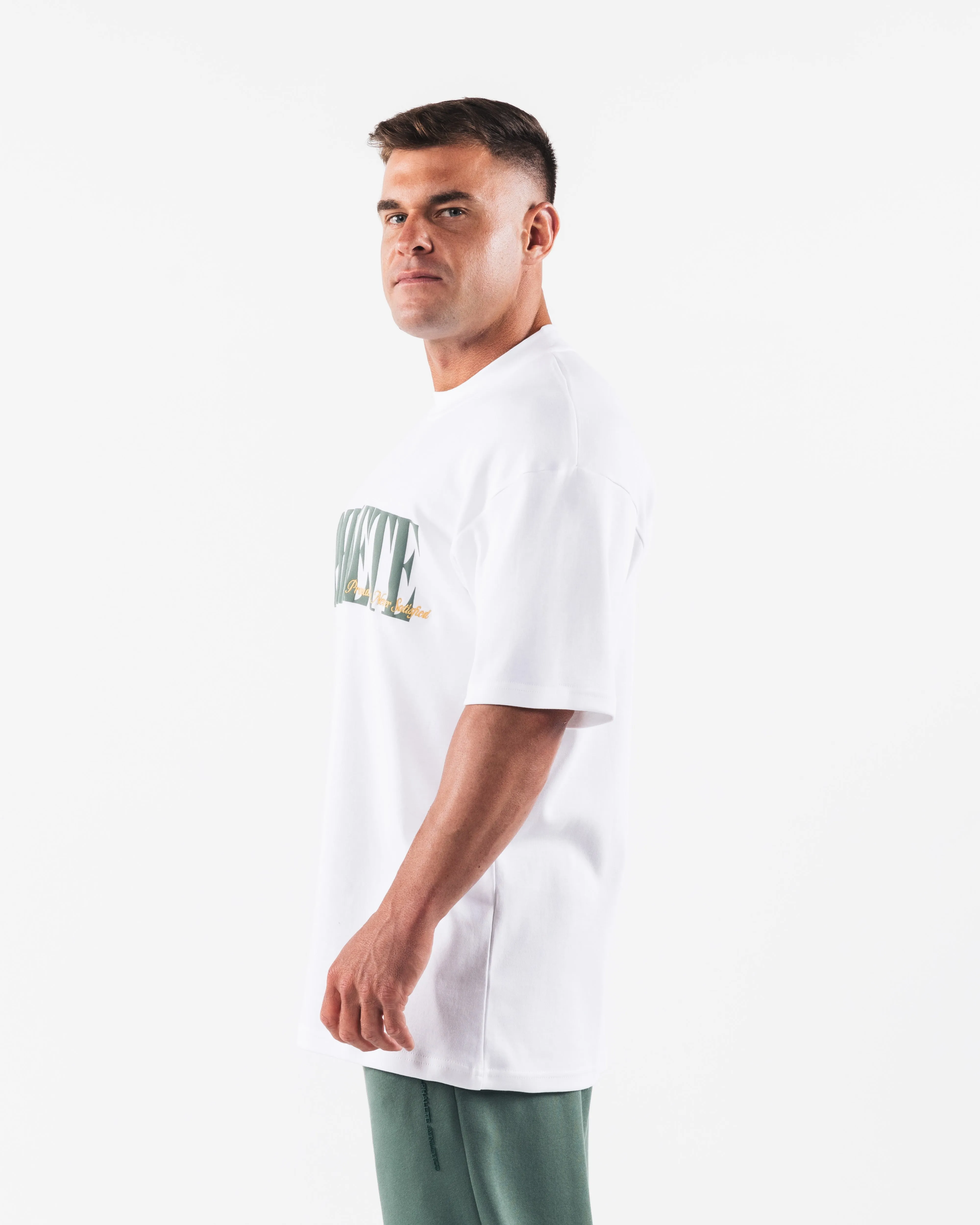Republic Tee - White sold by Alphalete product image thumbnail 3