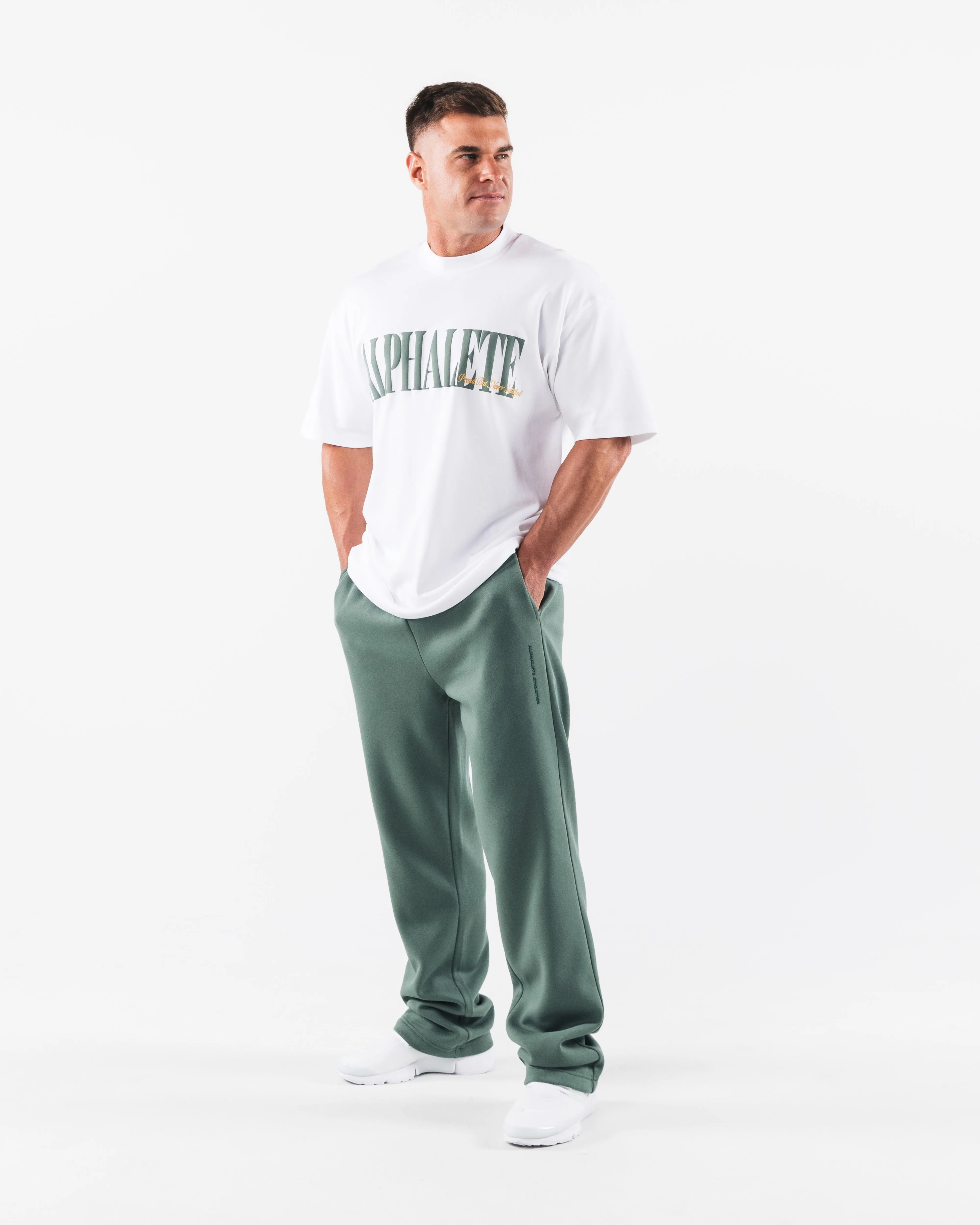 Republic Tee - White sold by Alphalete product image thumbnail 2