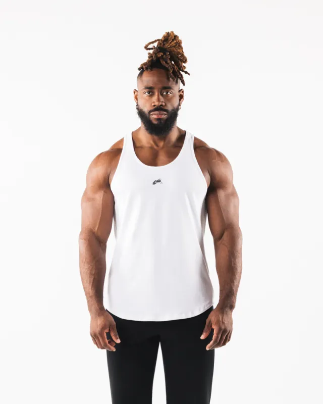 Wolf Head Tank - White / Pewter sold by Alphalete