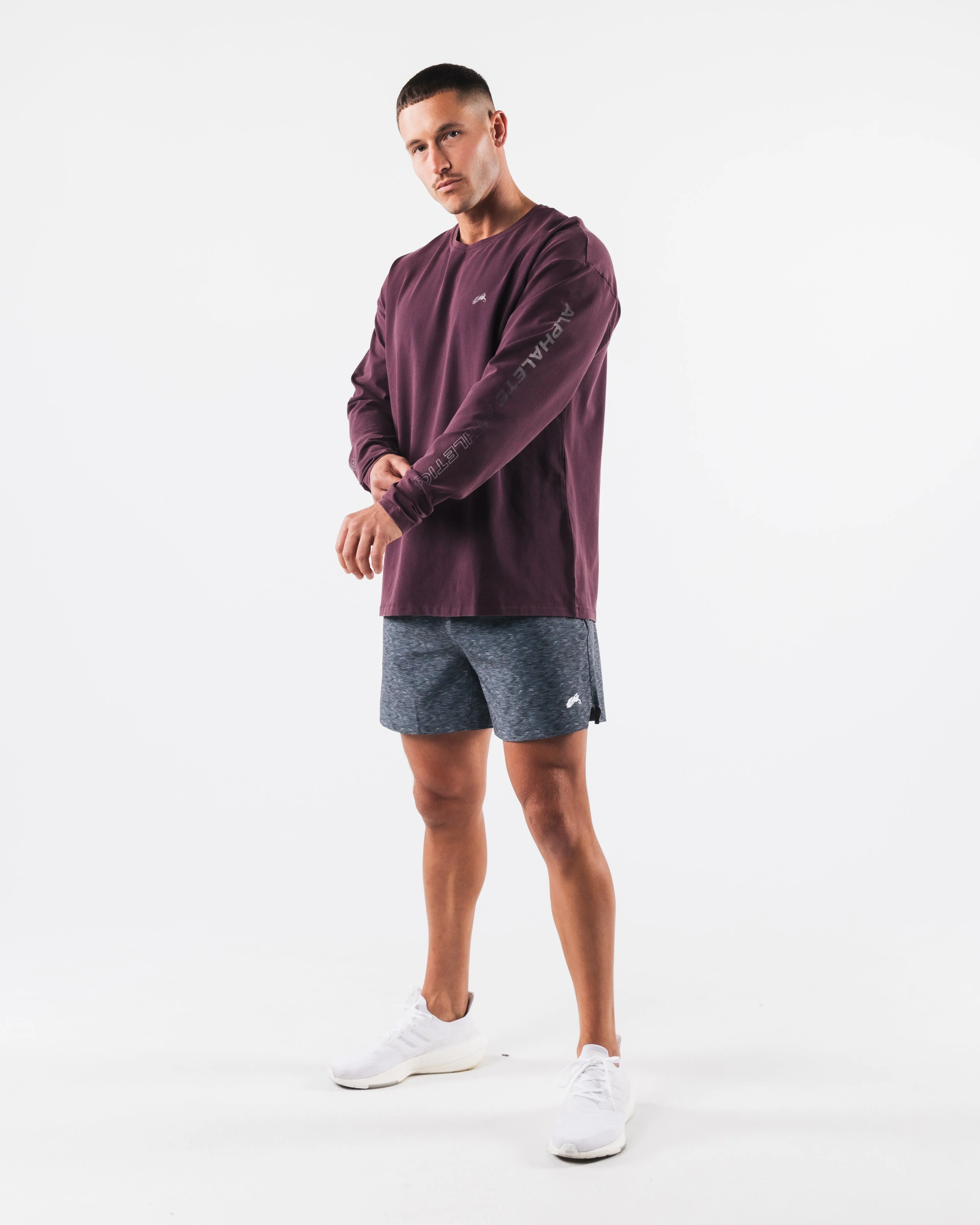Breathe More LS Tee - Mulberry sold by Alphalete product image thumbnail 2