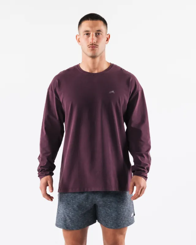 Breathe More LS Tee - Mulberry sold by Alphalete