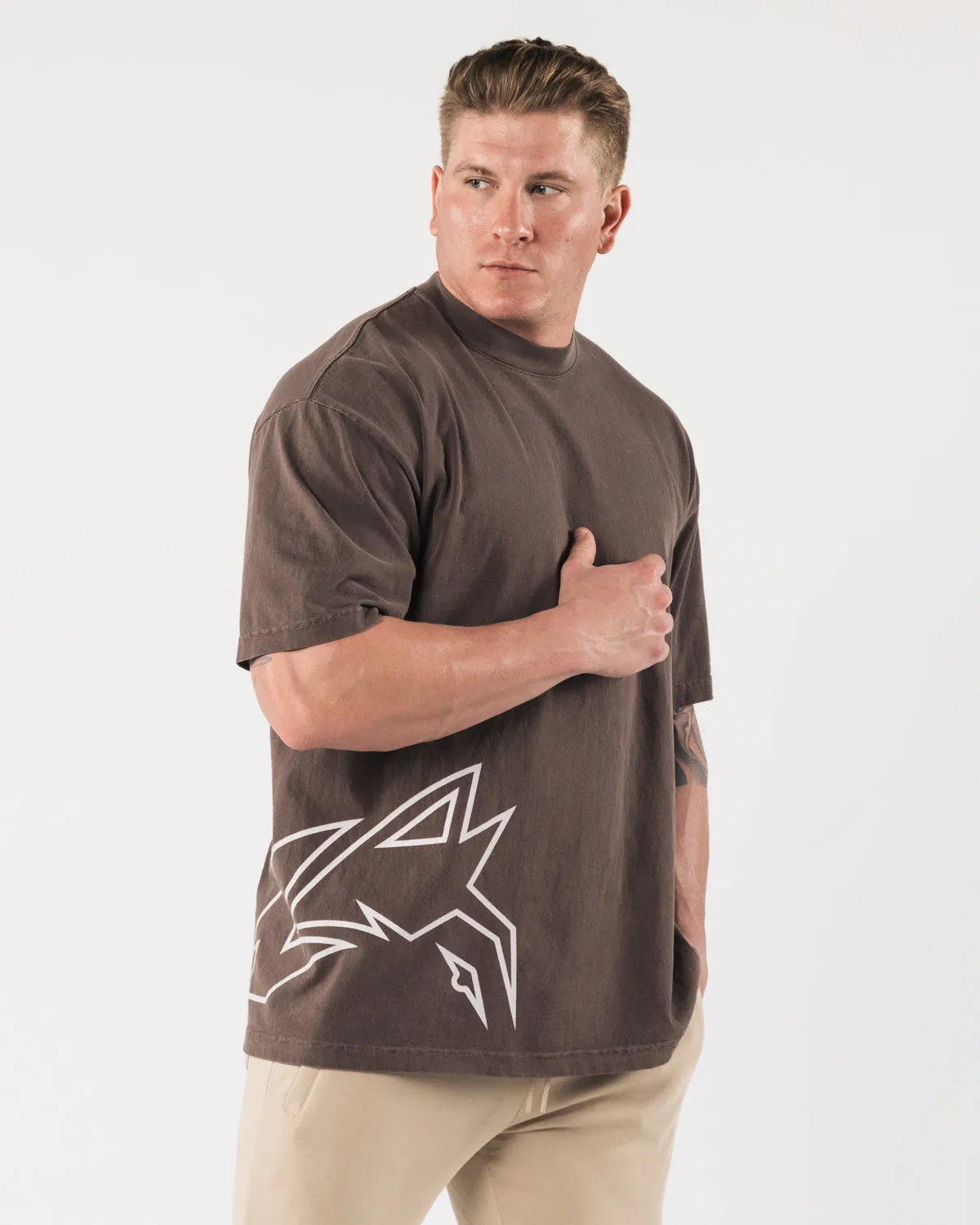 Giant Wolf Head Tee - Clove sold by Alphalete product image thumbnail 2