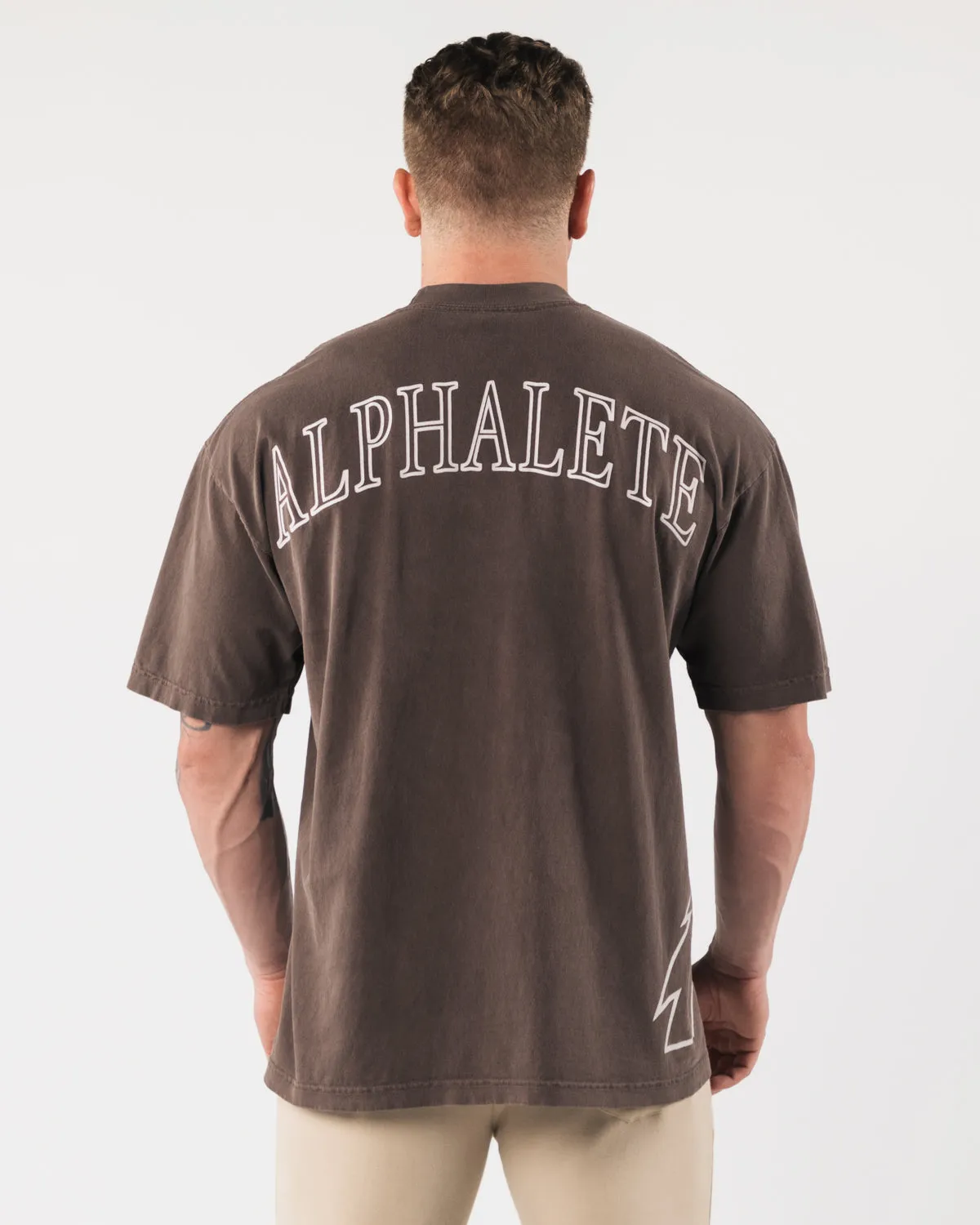 Giant Wolf Head Tee - Clove sold by Alphalete product image thumbnail 4