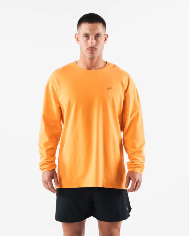 Breathe More LS Tee - Sun Beam sold by Alphalete