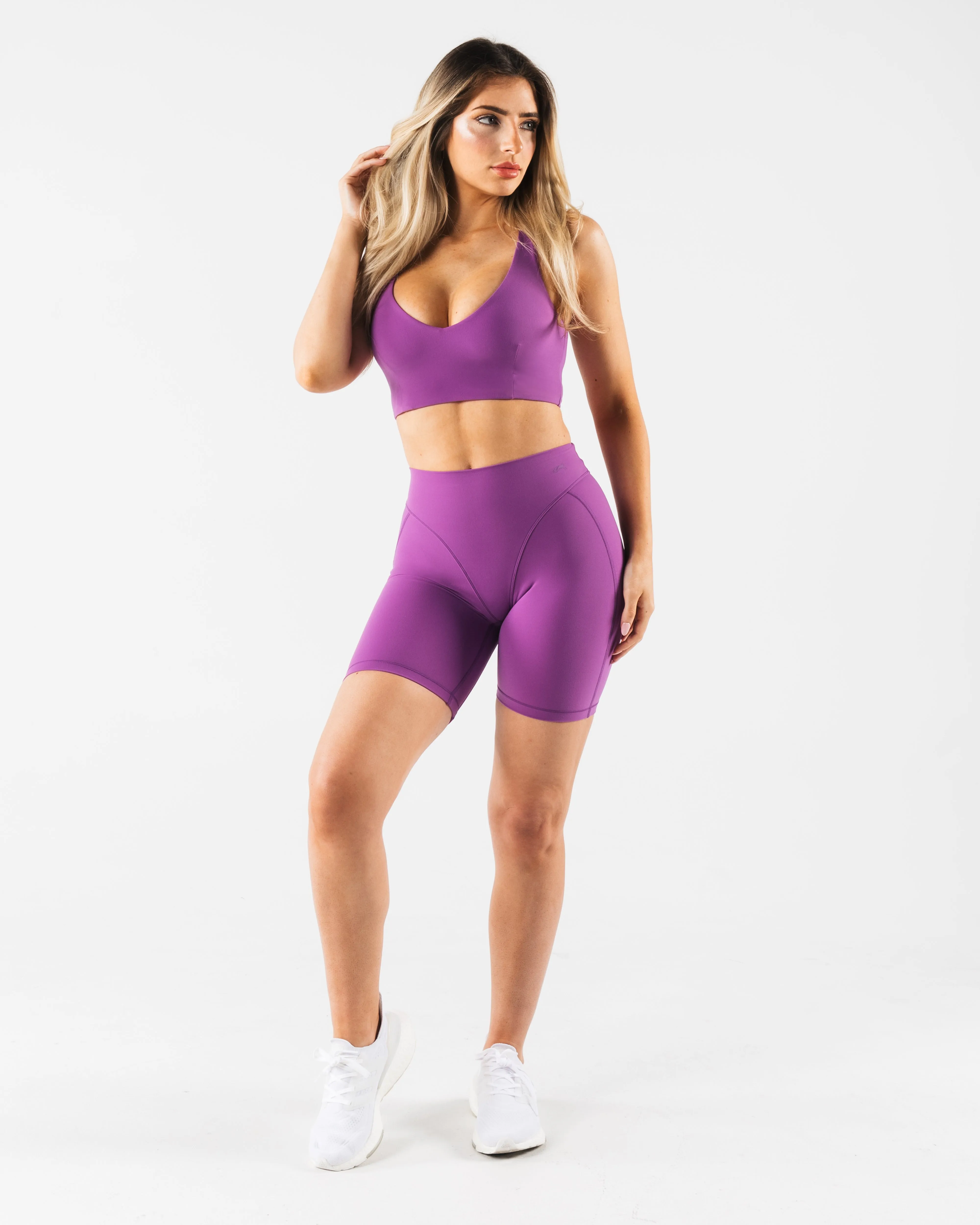 Deep V Cady Bra - Blaze sold by Alphalete product image thumbnail 3