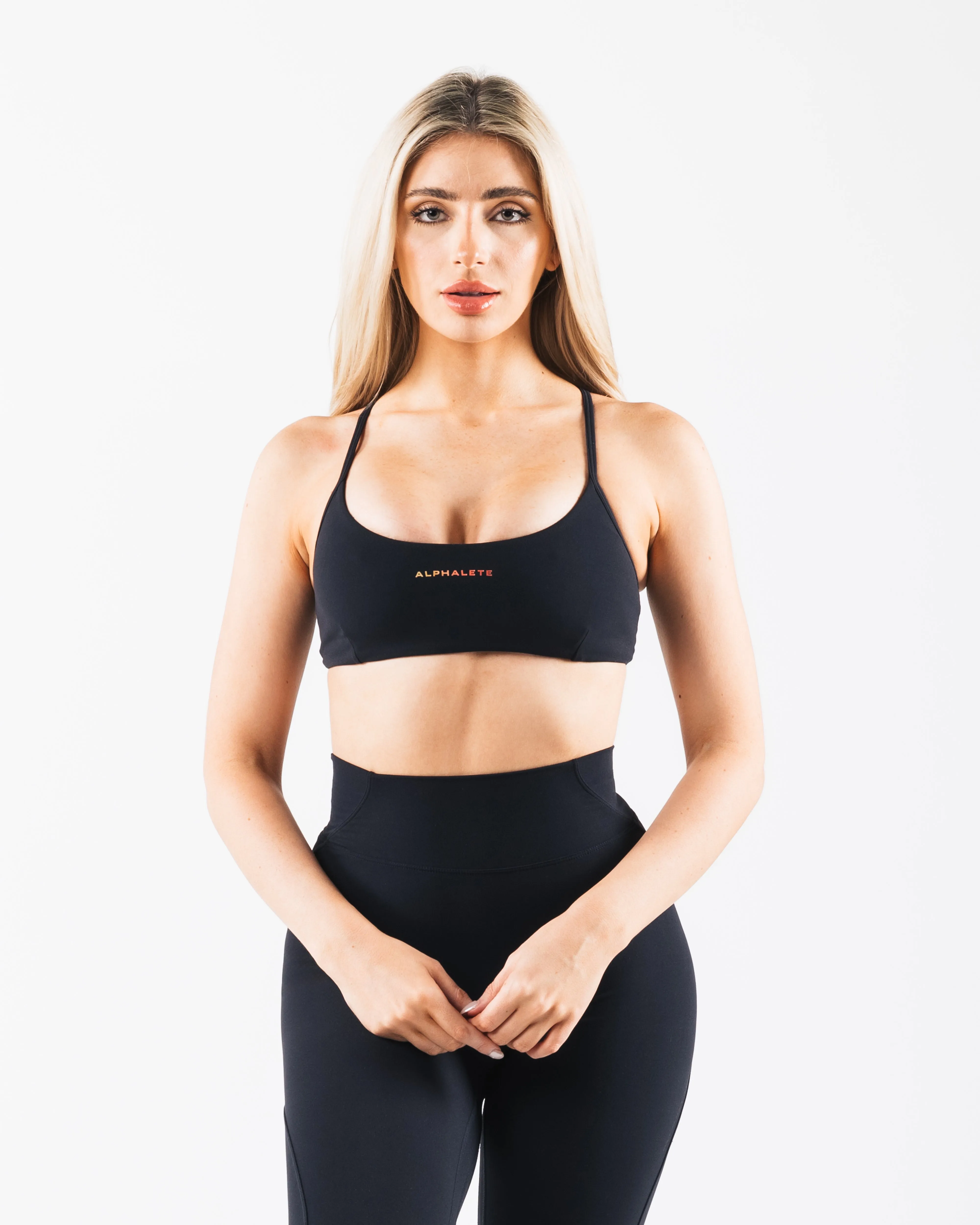 Aura 3 Strap Bra - Blackfire sold by Alphalete