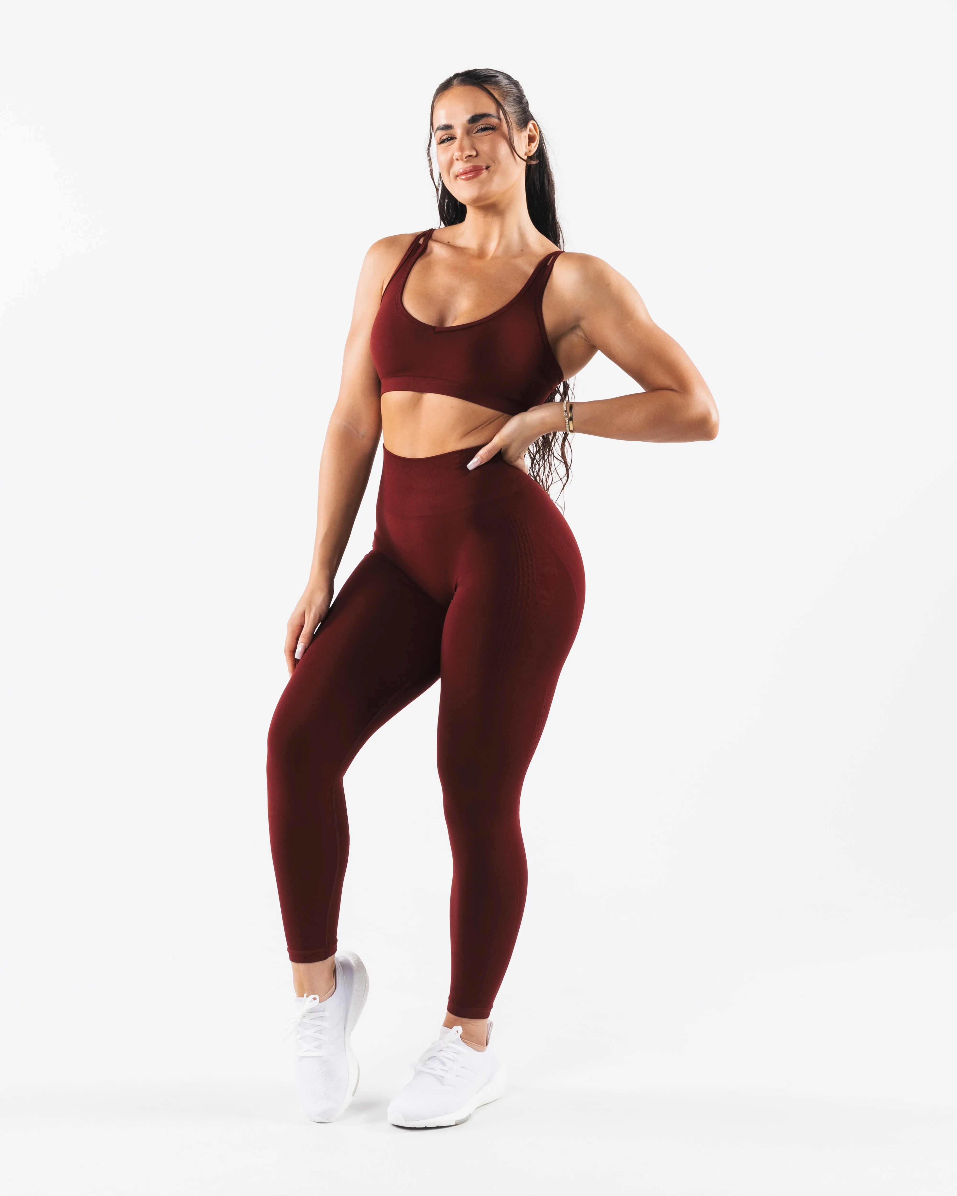 Amplify Excel Bra - New Burgundy sold by Alphalete product image thumbnail 3