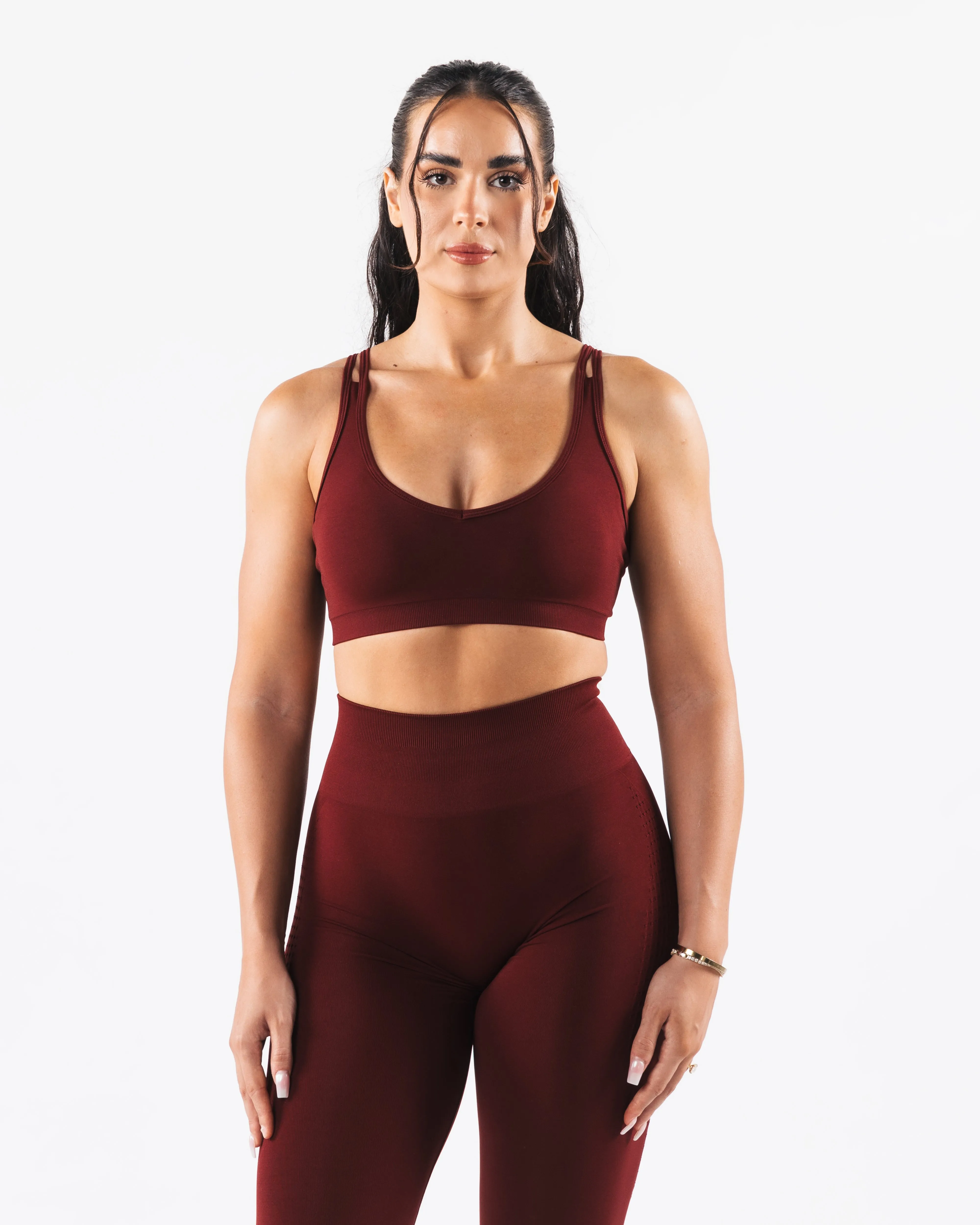 Amplify Excel Bra - New Burgundy sold by Alphalete product image thumbnail 4