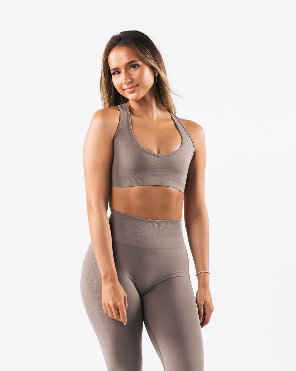 Amplify Contour Bra - Mocha sold by Alphalete