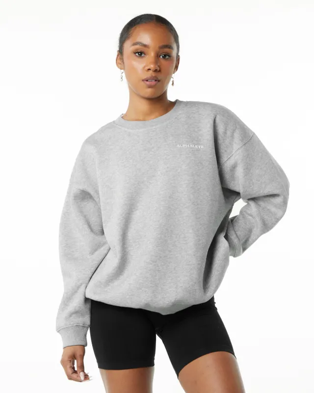 Classic Crew - Heather Grey sold by Alphalete