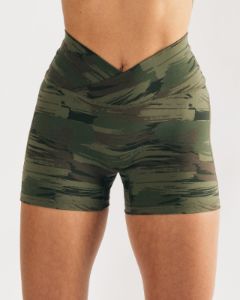 Surface Power Short 5" - Olive Canvas Camo sold by Alphalete