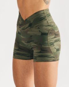 Surface Power Short 5" - Olive Canvas Camo sold by Alphalete