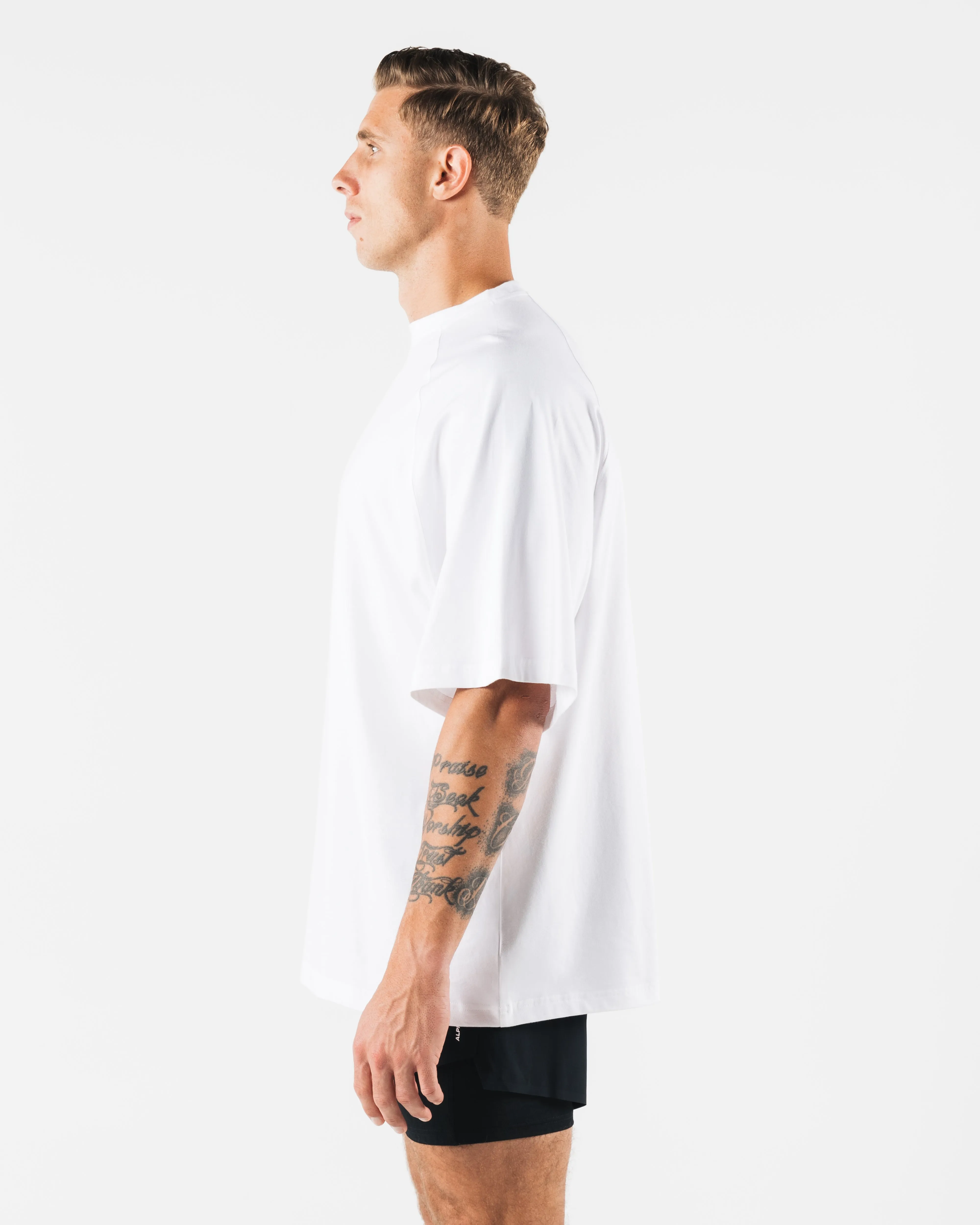 Box Tee - White sold by Alphalete product image thumbnail 3