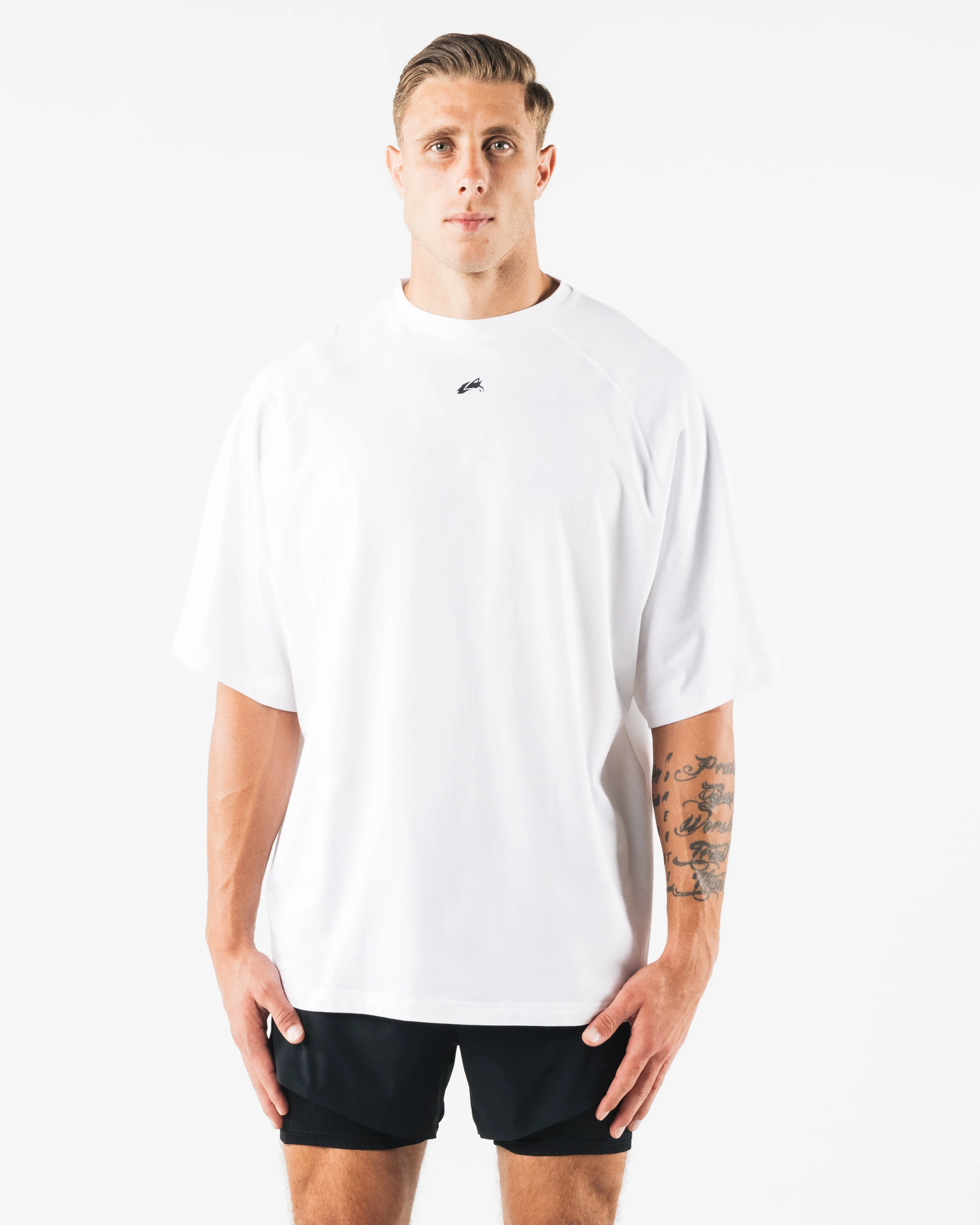 Box Tee - White sold by Alphalete