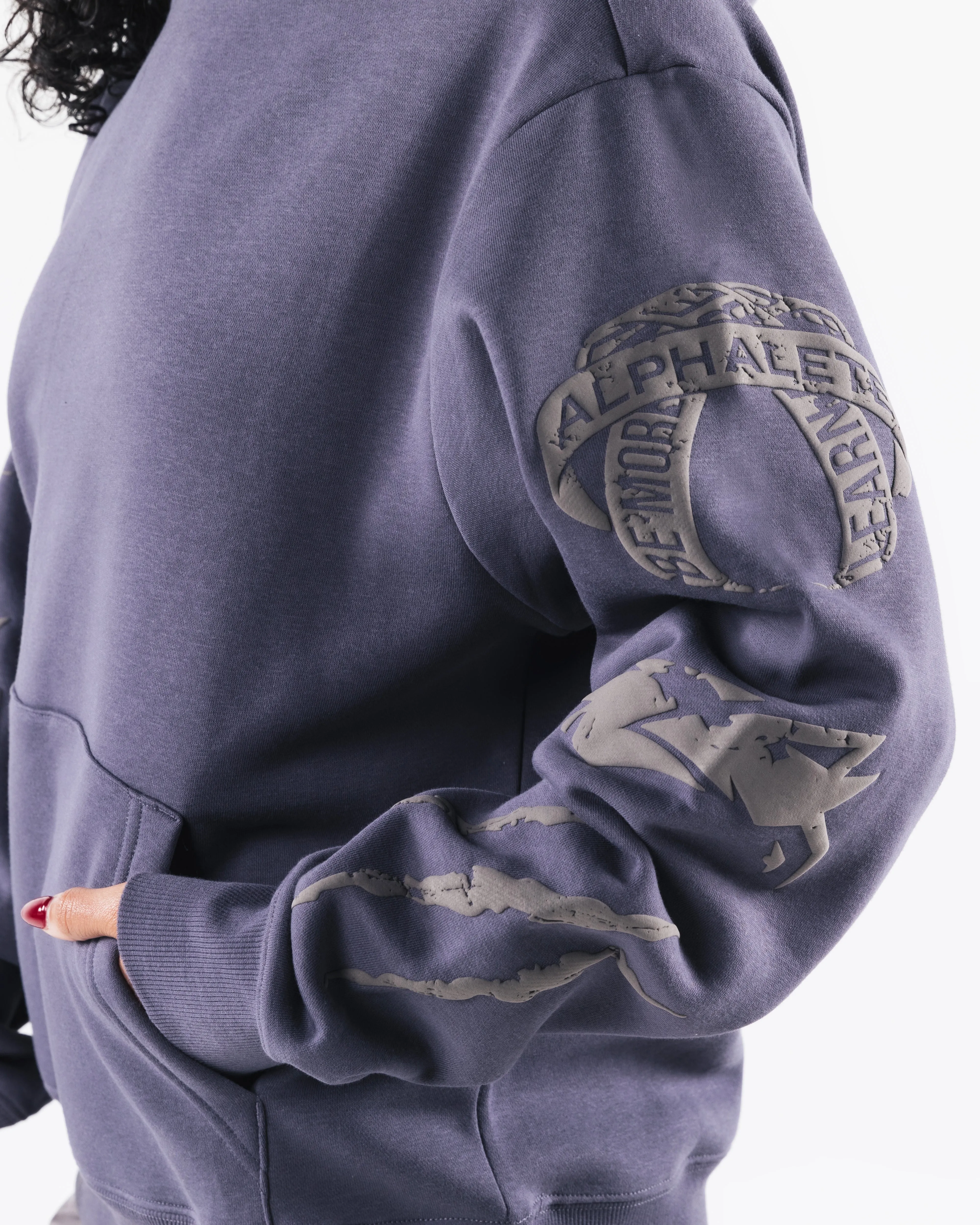 Three Pillar Hoodie - Muted Purple sold by Alphalete product image thumbnail 4