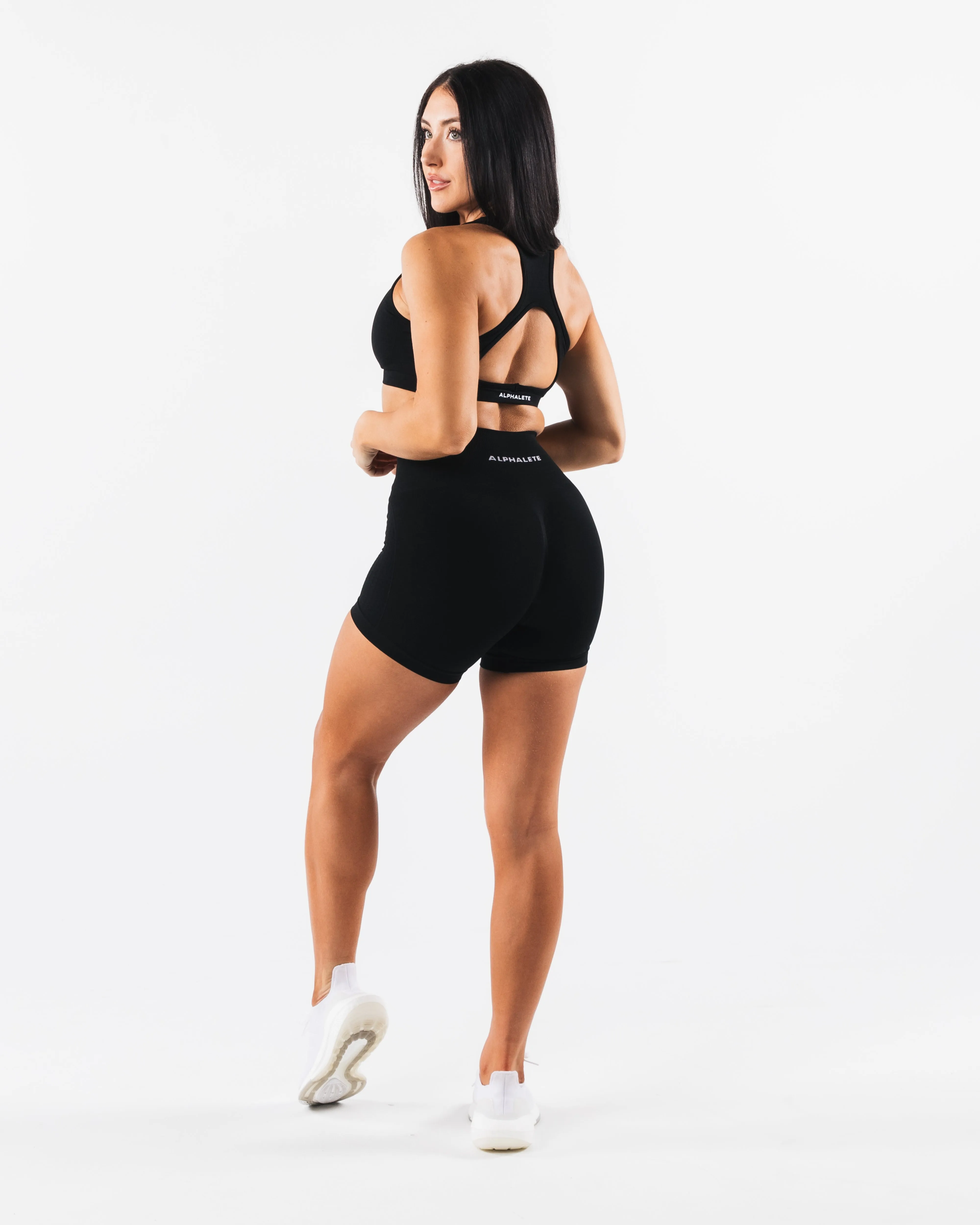 Amplify Contour Bra - Black sold by Alphalete product image thumbnail 3