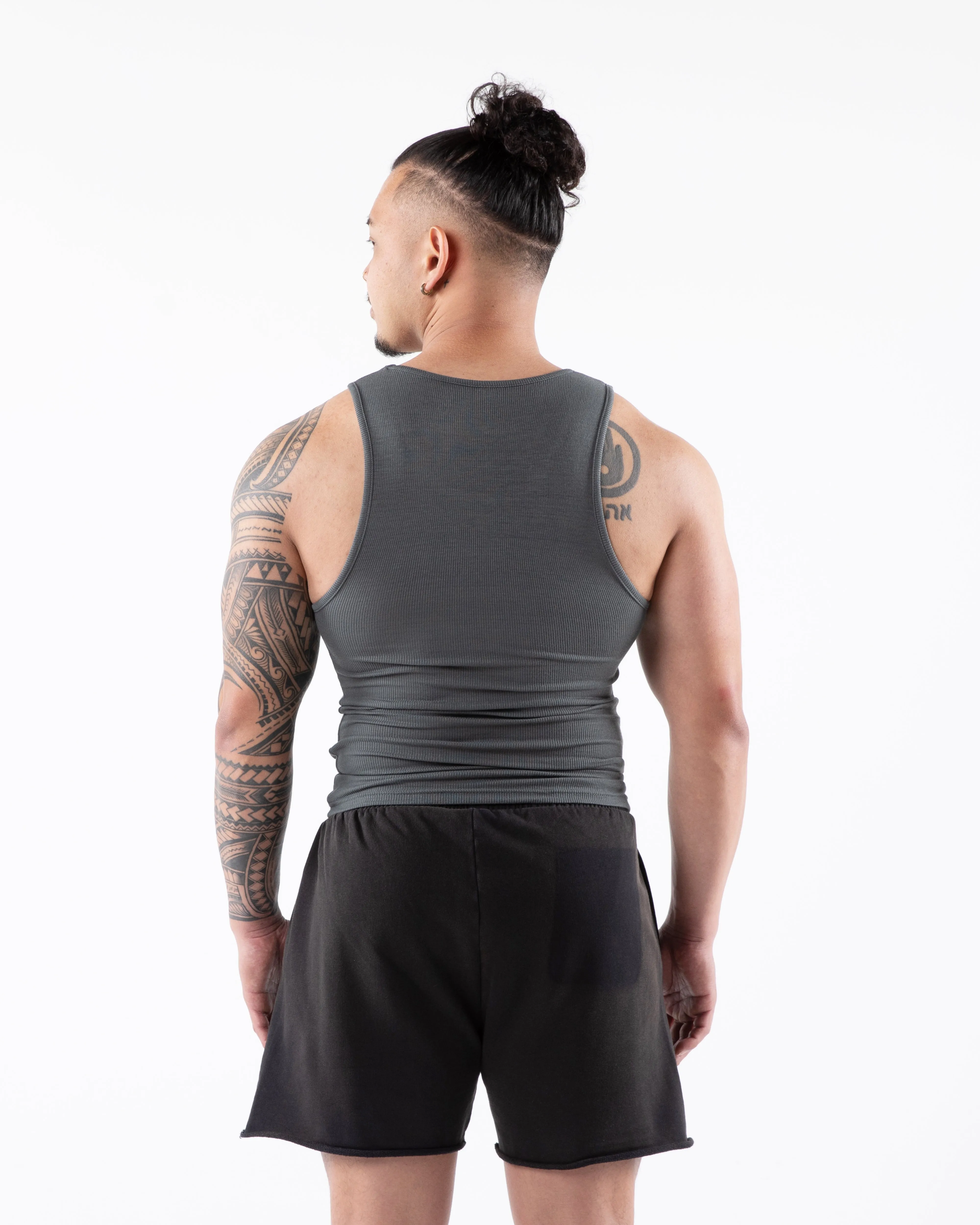 Zero Ribbed Tank 2pk - Astro Grey sold by Alphalete product image thumbnail 5