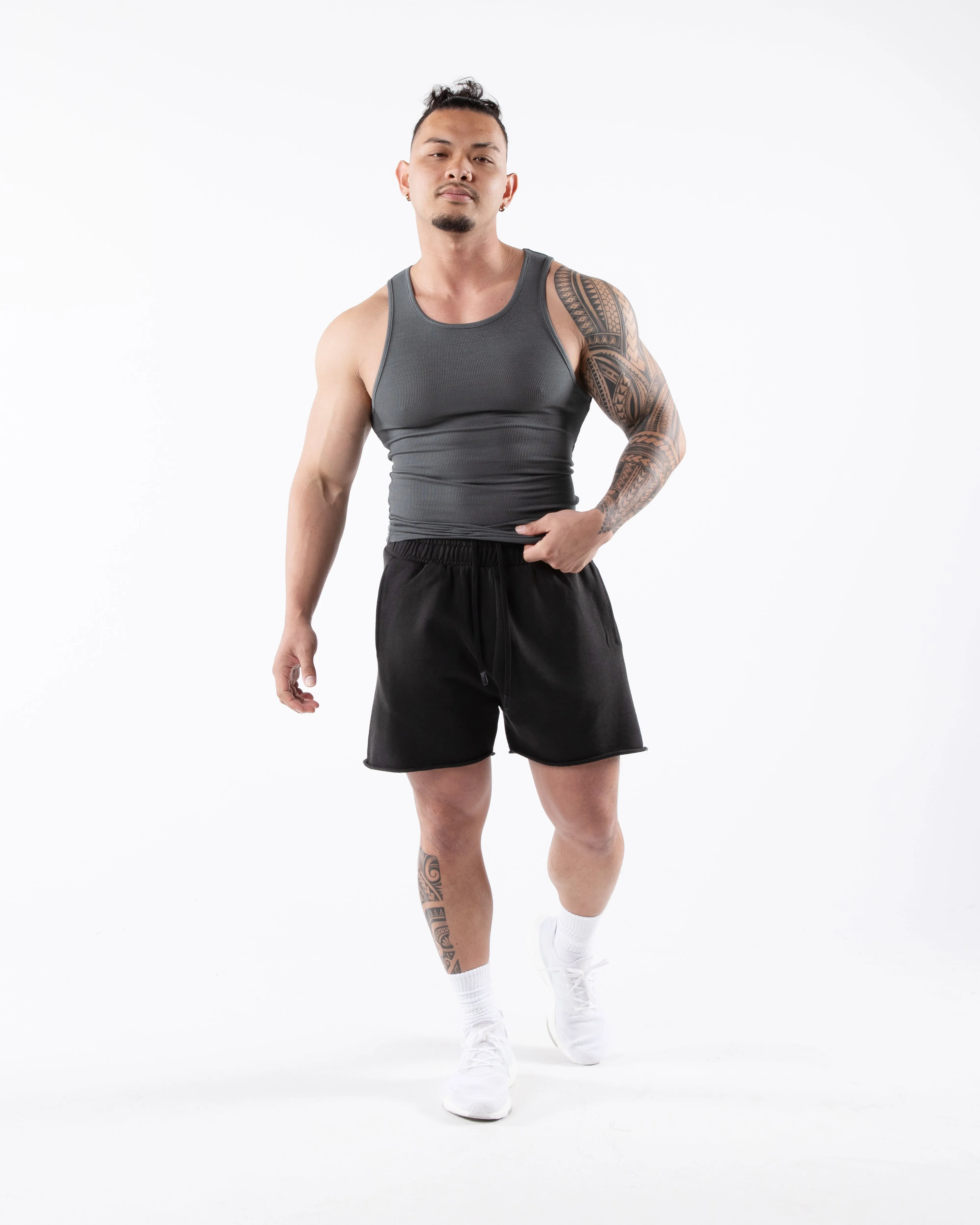 Zero Ribbed Tank 2pk - Astro Grey sold by Alphalete product image thumbnail 2