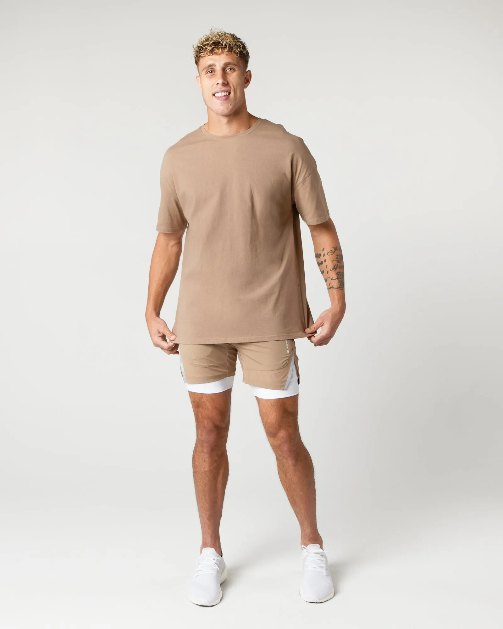 Heavy Cotton Core Tee - Chai sold by Alphalete product image thumbnail 3