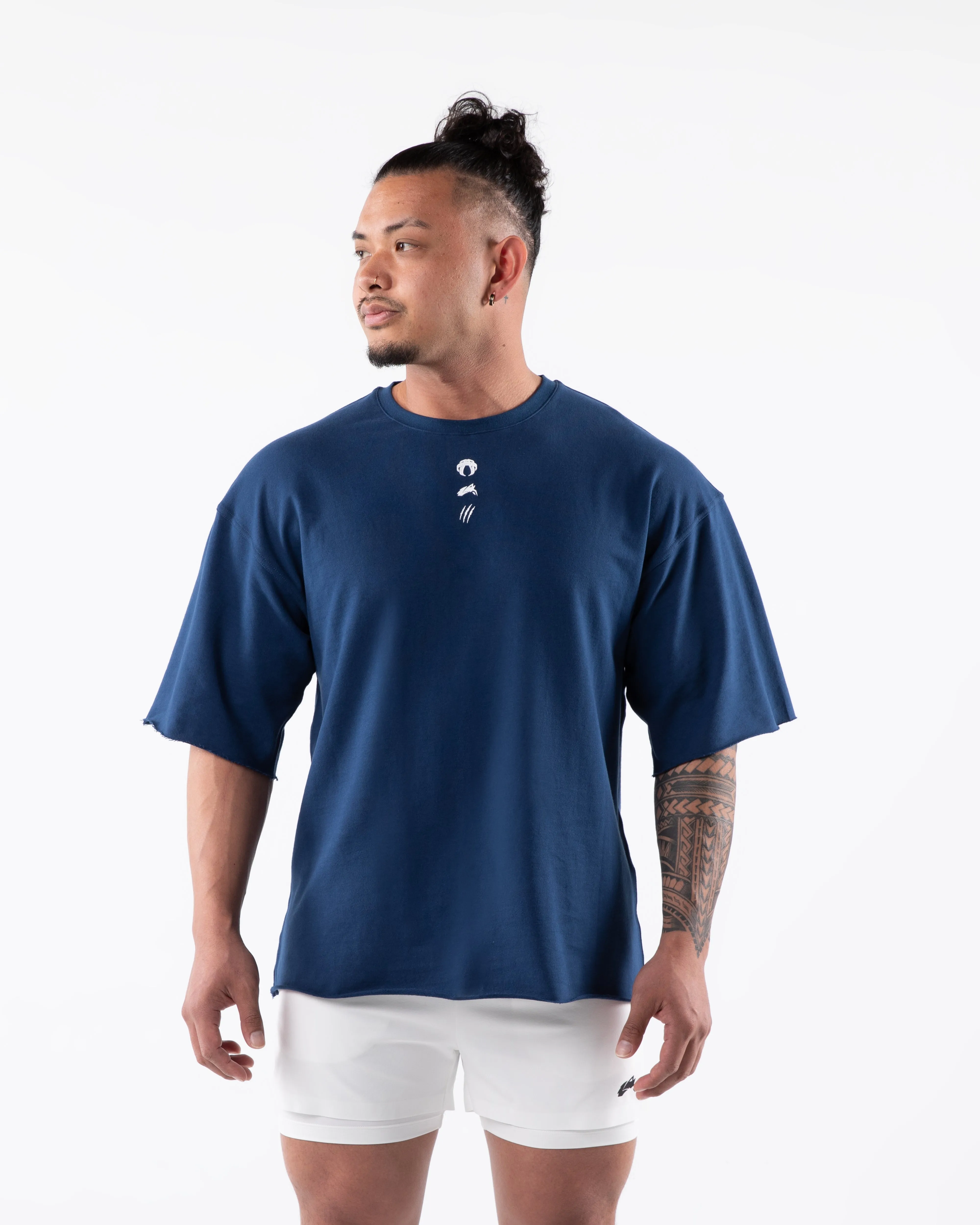 Three Pillar Terry Tee - Denim sold by Alphalete