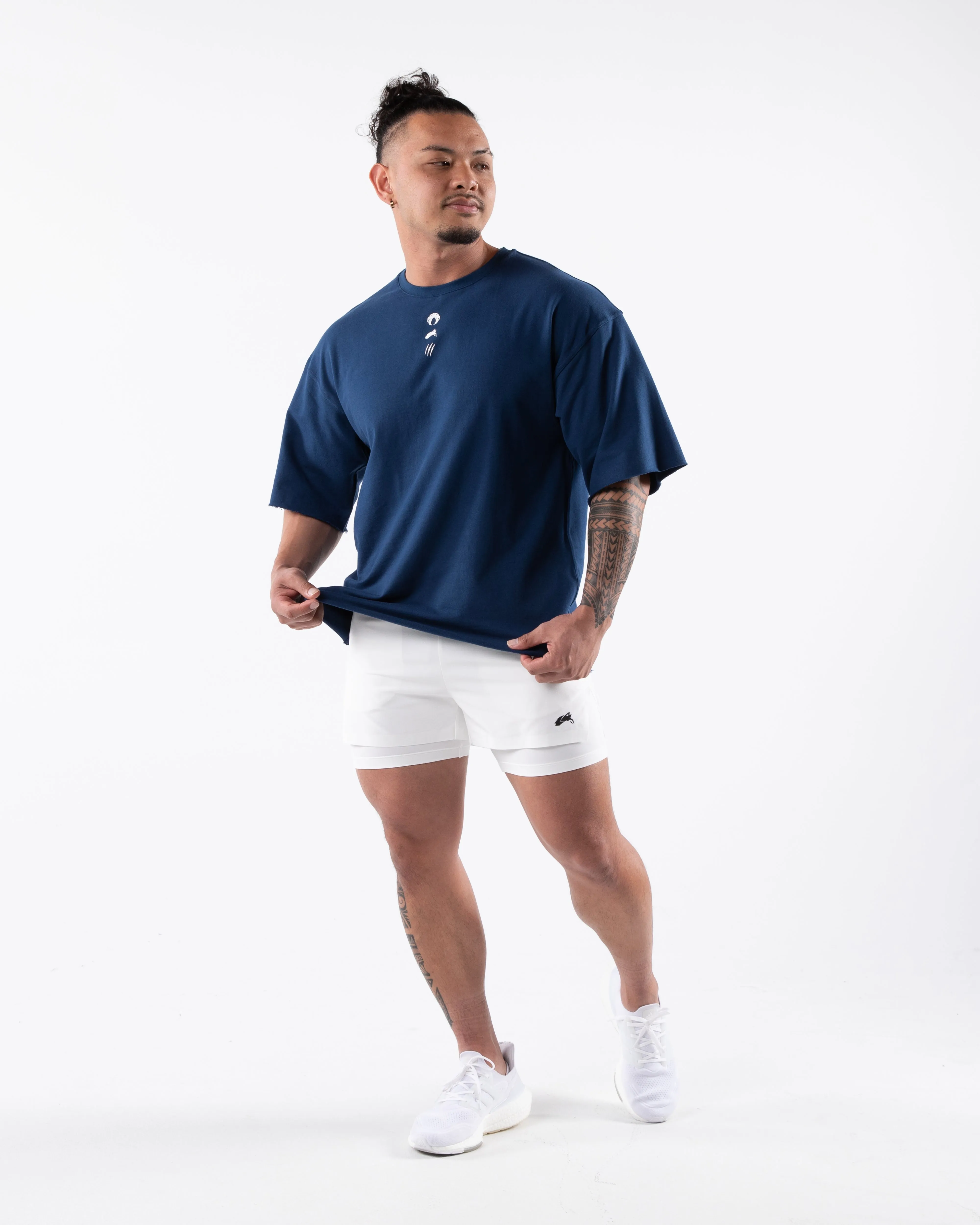 Three Pillar Terry Tee - Denim sold by Alphalete product image thumbnail 2