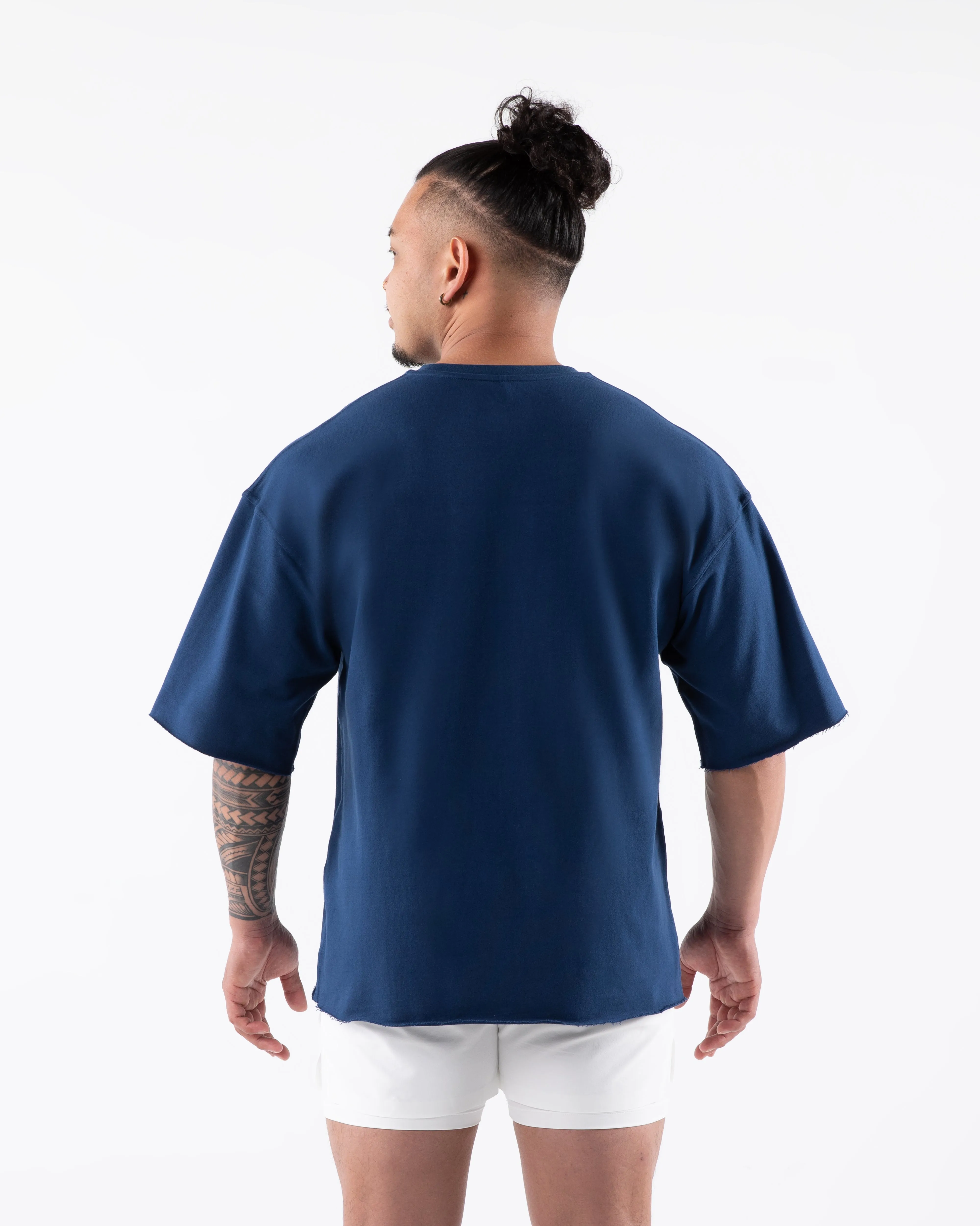 Three Pillar Terry Tee - Denim sold by Alphalete product image thumbnail 4