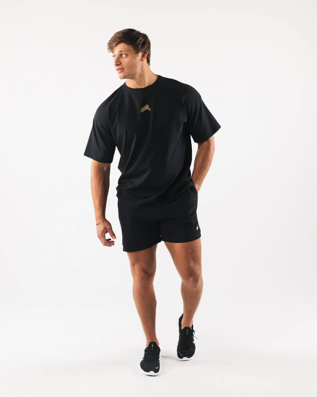 Wolf Head Paisley Print Tee - Black sold by Alphalete product image thumbnail 2
