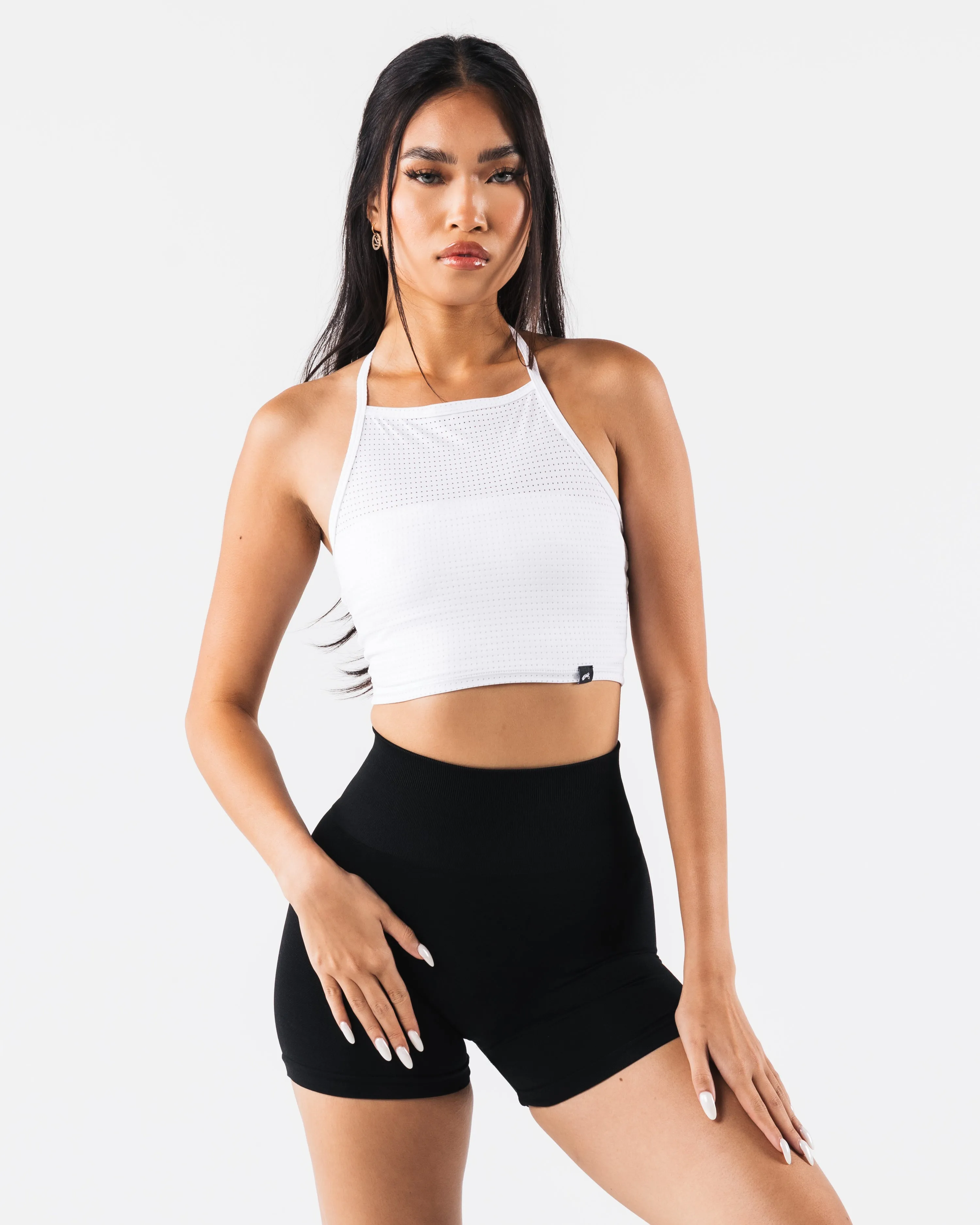 Margo Mesh Tank - White sold by Alphalete
