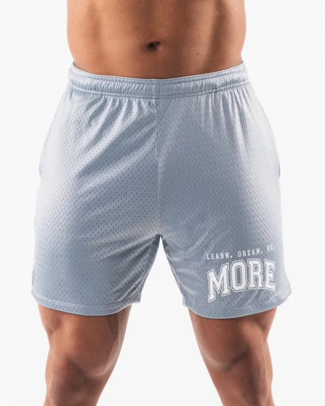 LDB More Mesh Short 6” - Fog Blue sold by Alphalete
